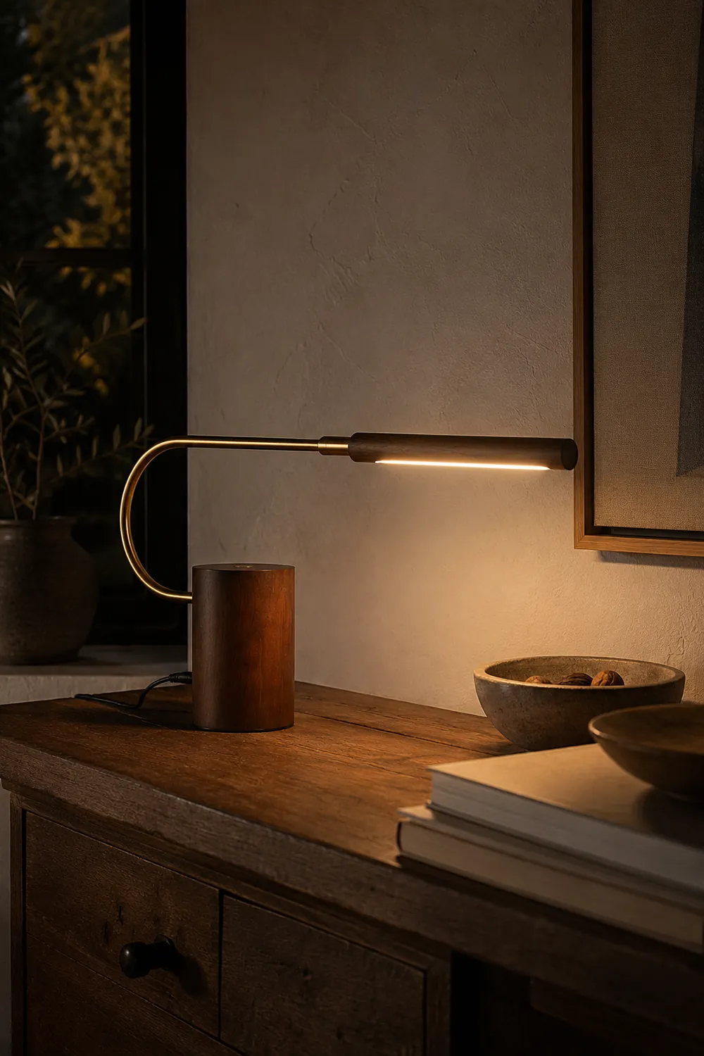 Banker Slim Table Lamp - Lumpaz