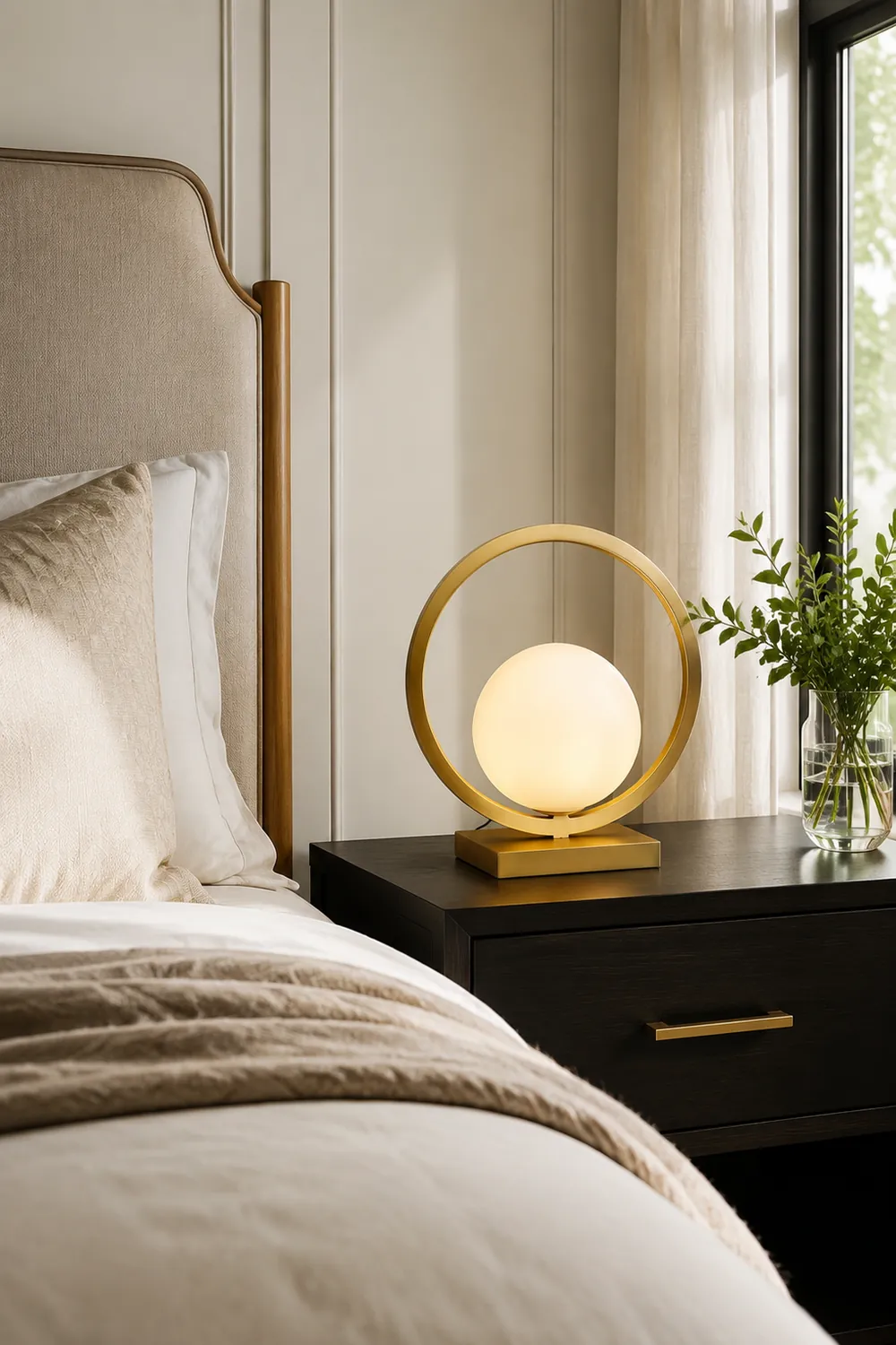 Lunar Brass Table Lamp - Lumpaz