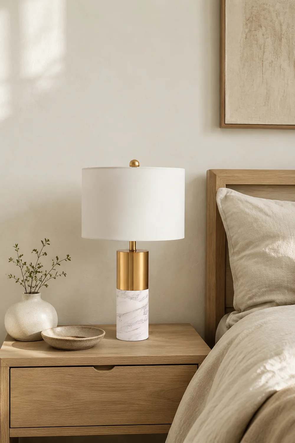 Cairo Marble Table Lamp - Lumpaz