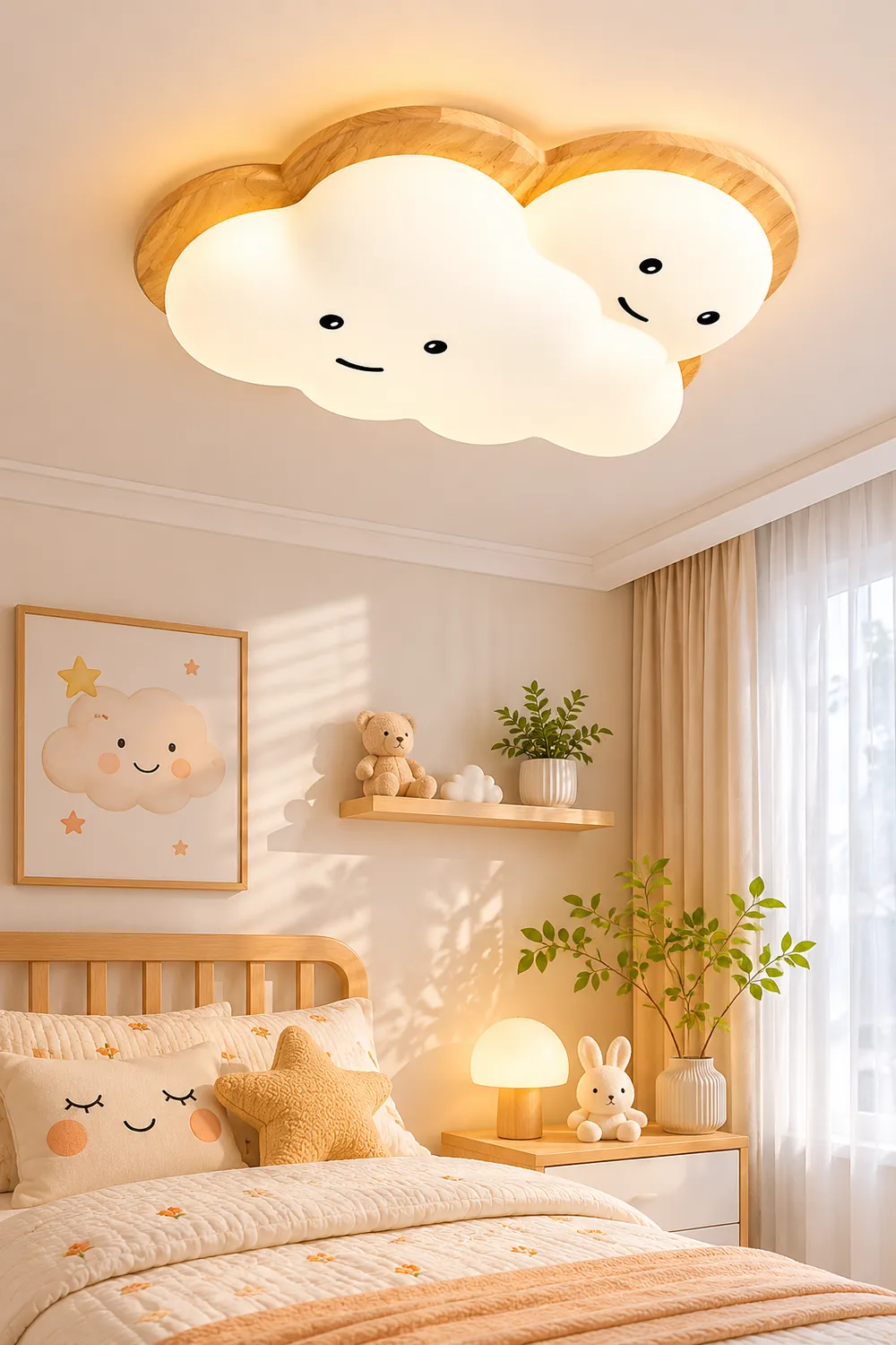 Smile Cloud Ceiling Lamp - Lumpaz