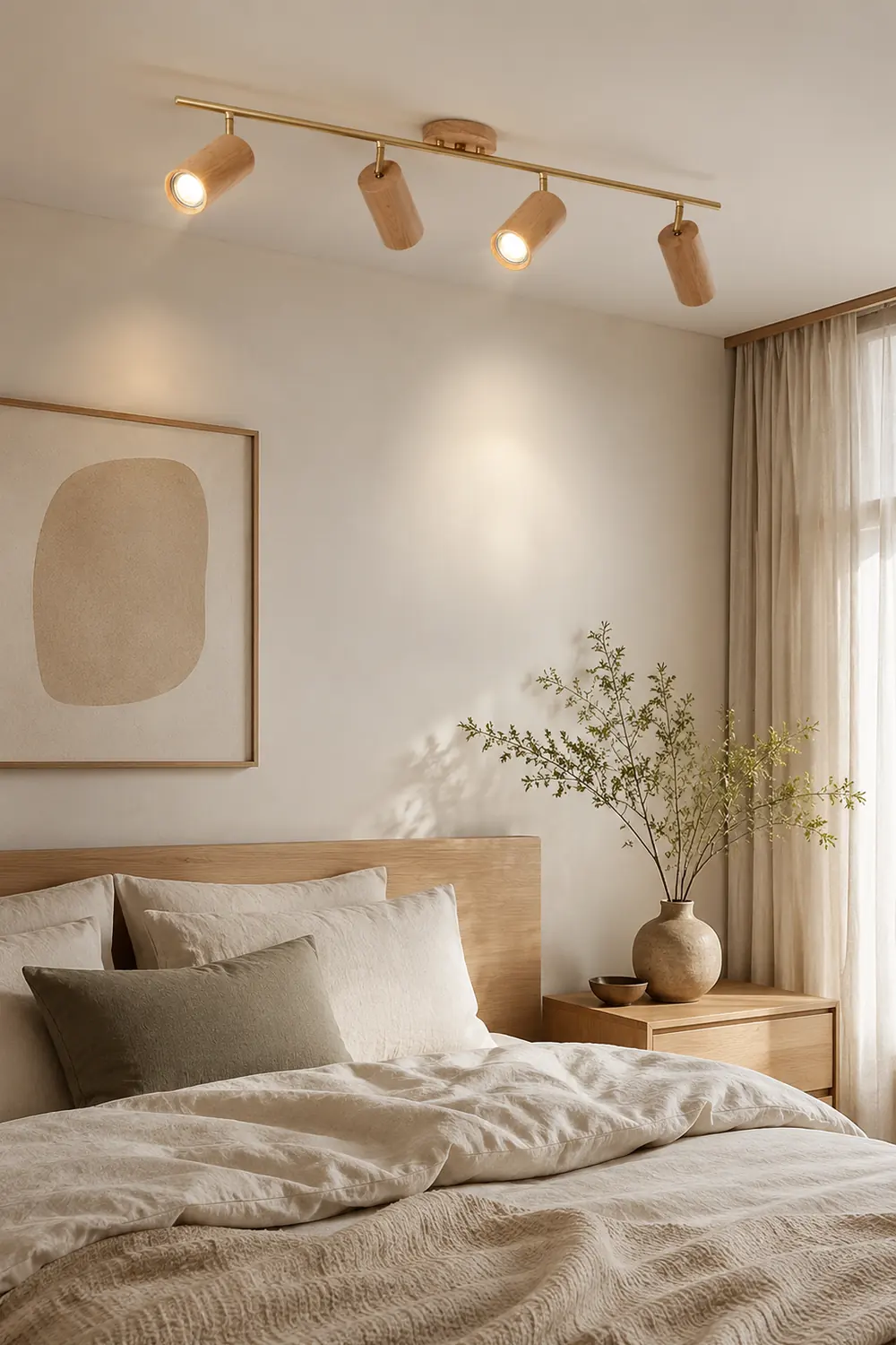 Shaker Wood Long Spotlight - Lumpaz