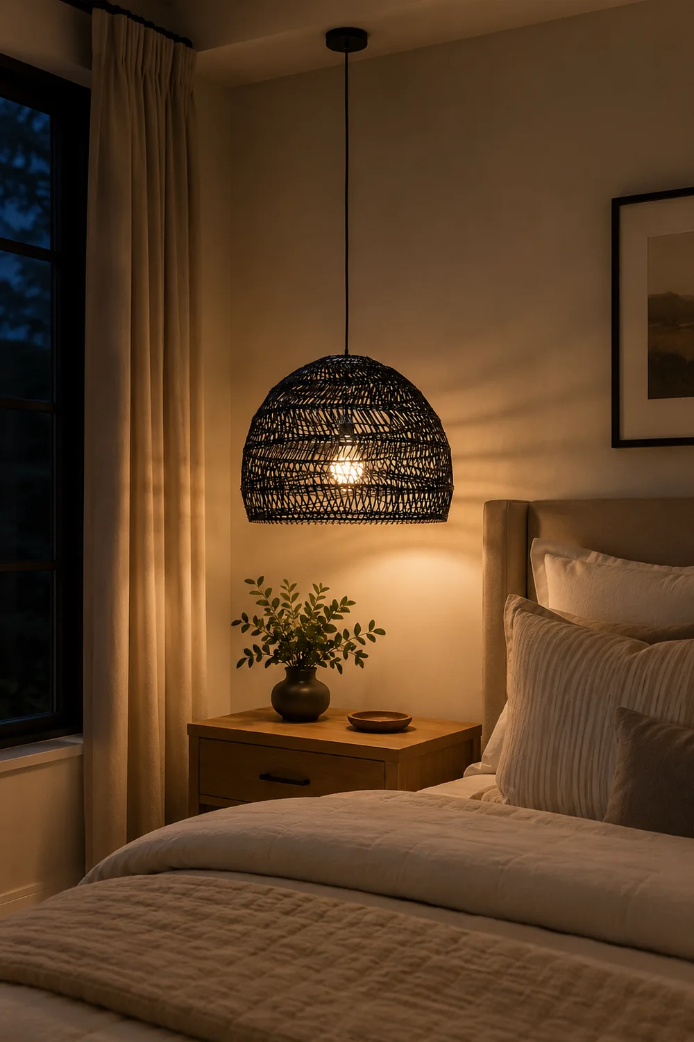 Wicker Pendant Lamp - Lumpaz