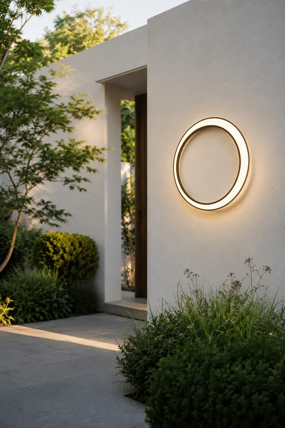 Moon Outdoor Wall Lamp - Lumpaz