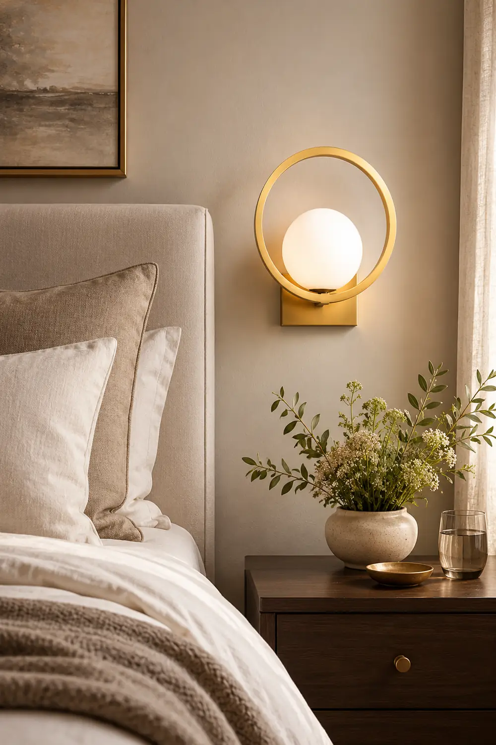 Lunar Brass Wall Lamp - Lumpaz