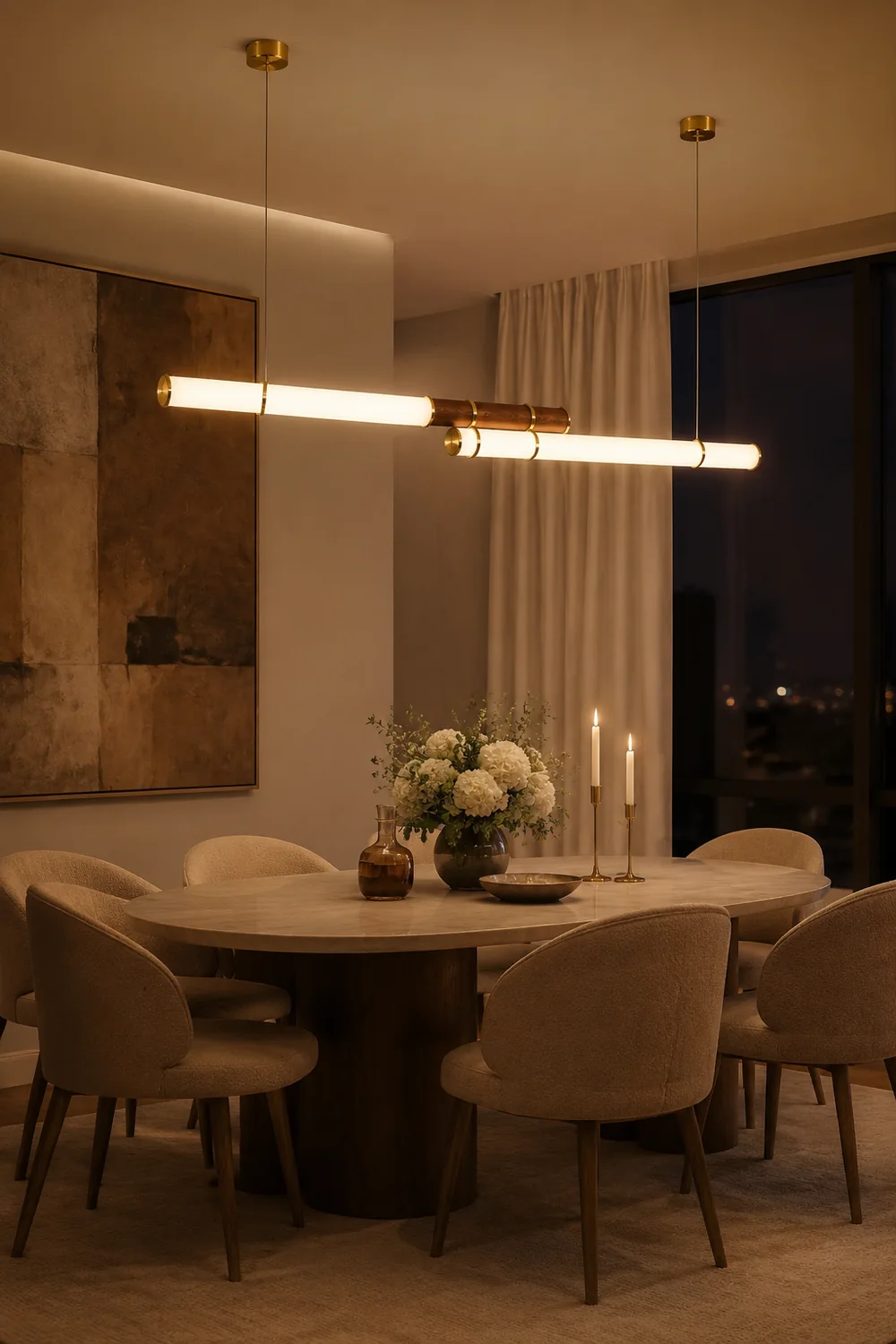 Mini Endless Double Chandelier - Lumpaz
