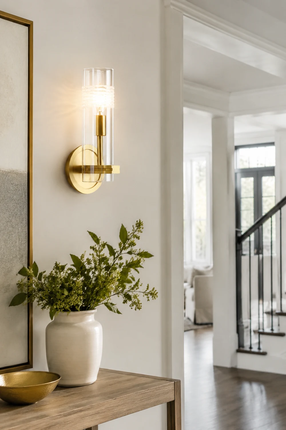 Glass Candlestick Wall Lamp - Lumpaz
