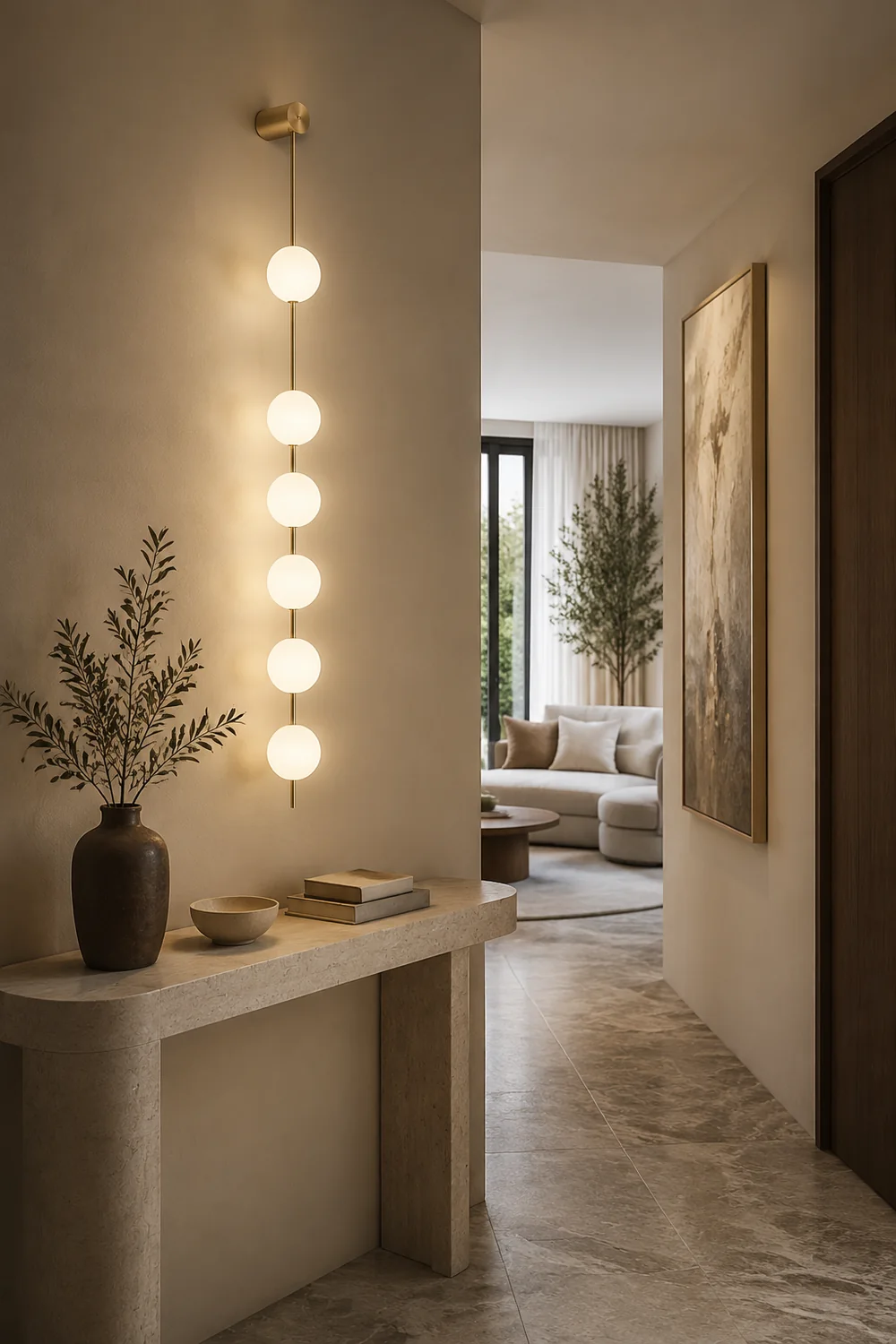 Vertical Balls Wall Lamp - Lumpaz