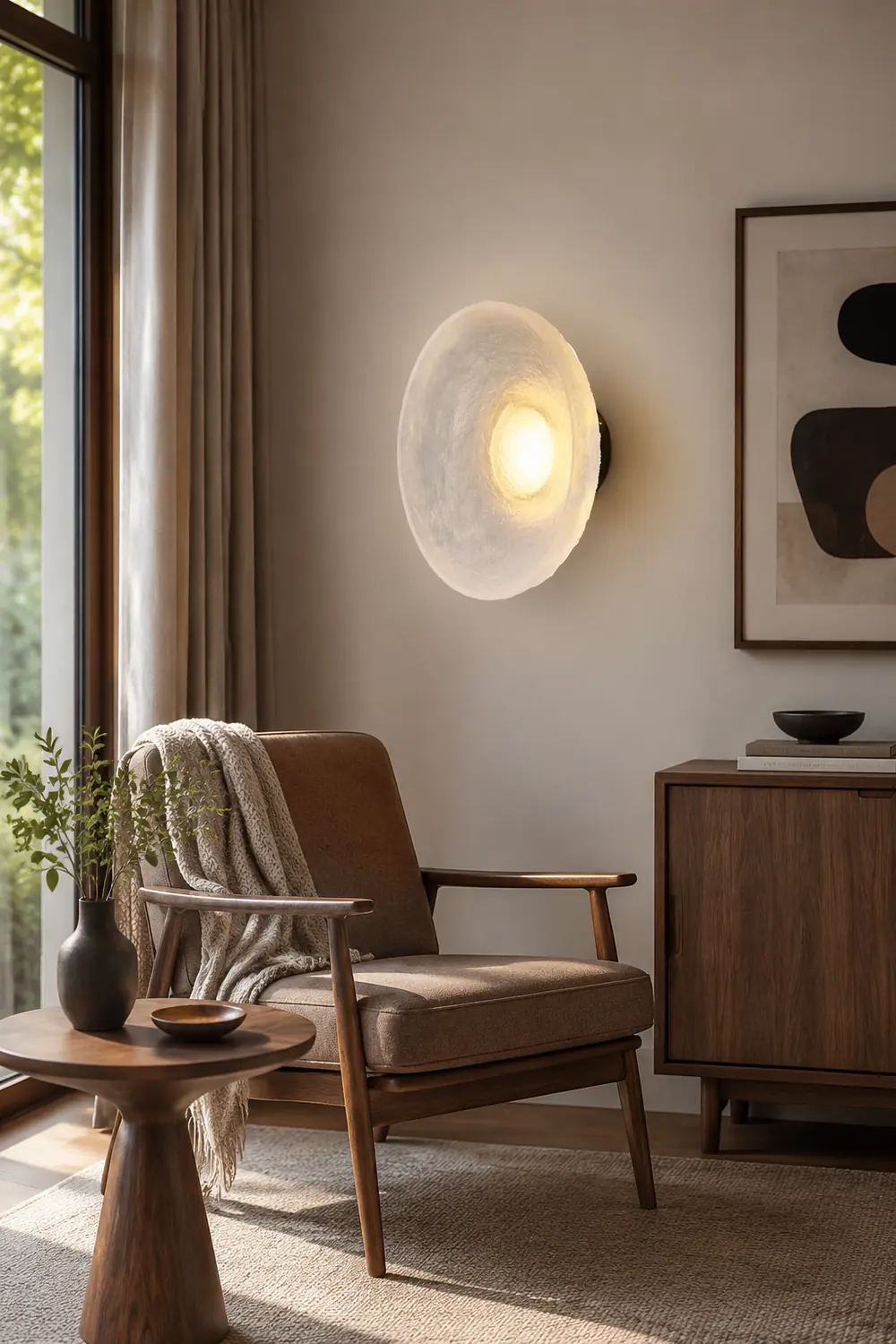 Eclipse Resin Wall Lamp - Lumpaz