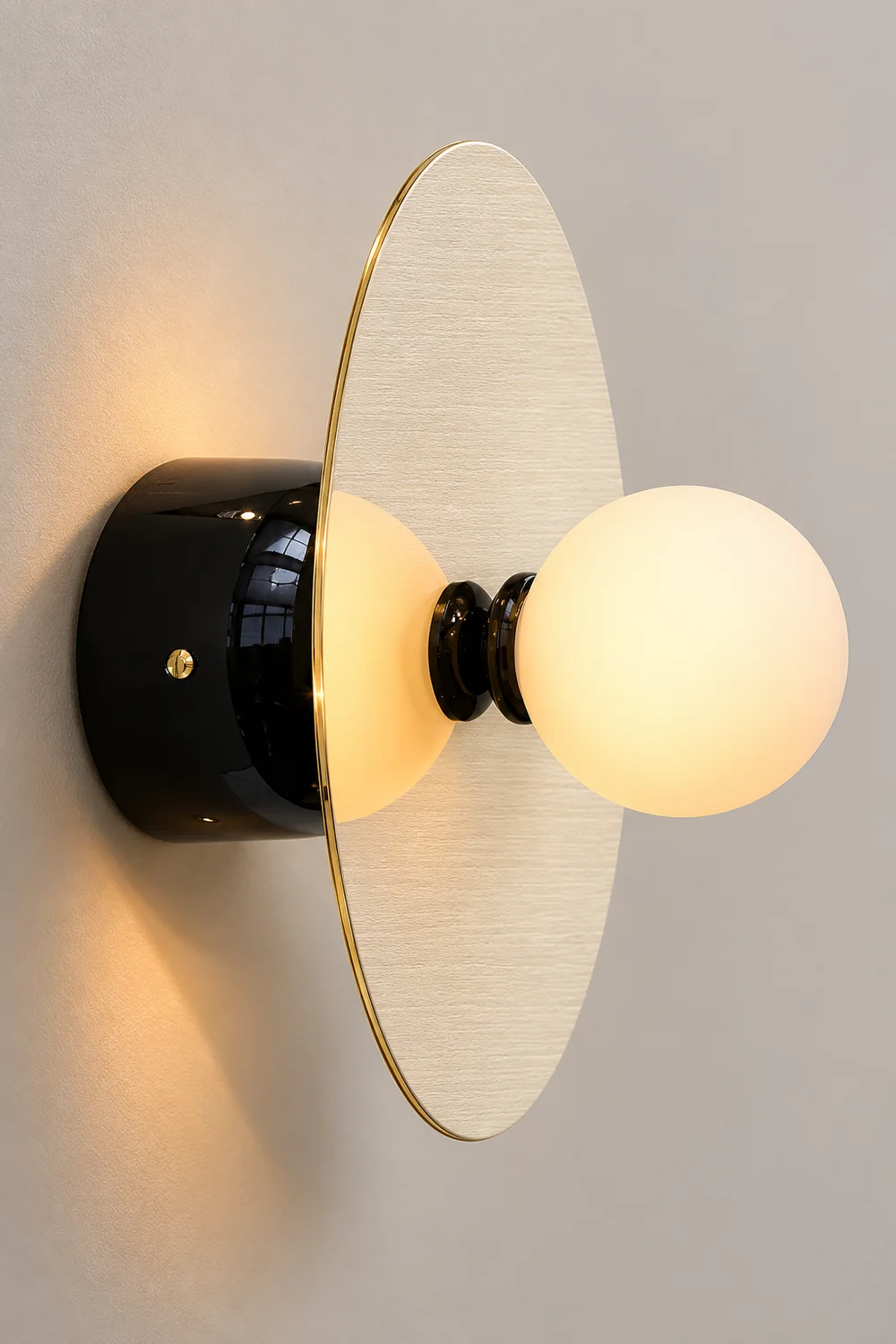 Disc And Sphere Wall Lamp - Lumpaz