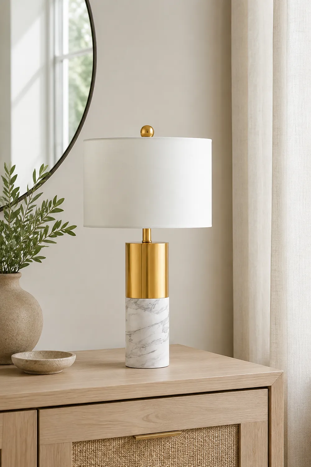 Cairo Marble Table Lamp - Lumpaz