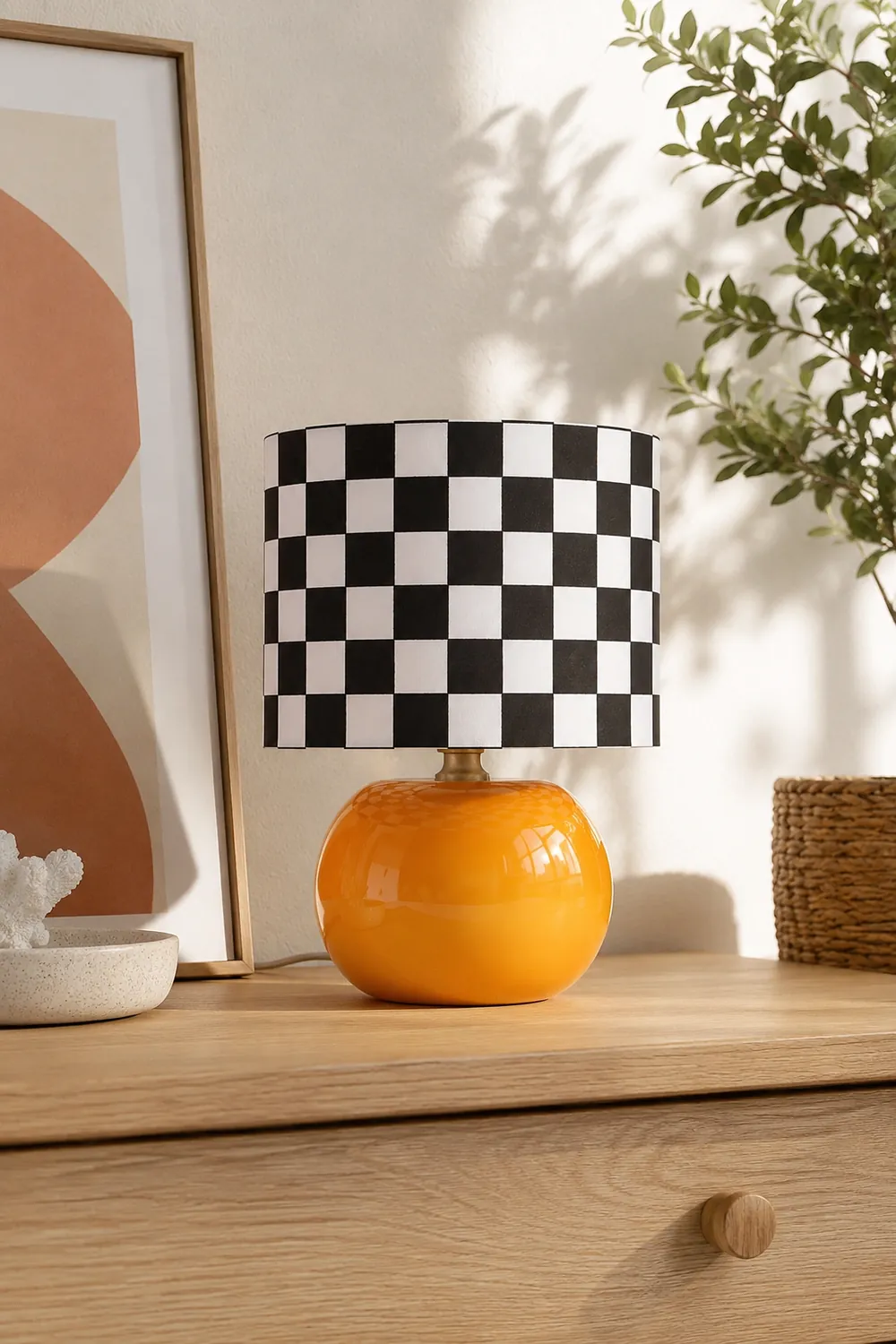 Checkerboard Table Lamp - Lumpaz