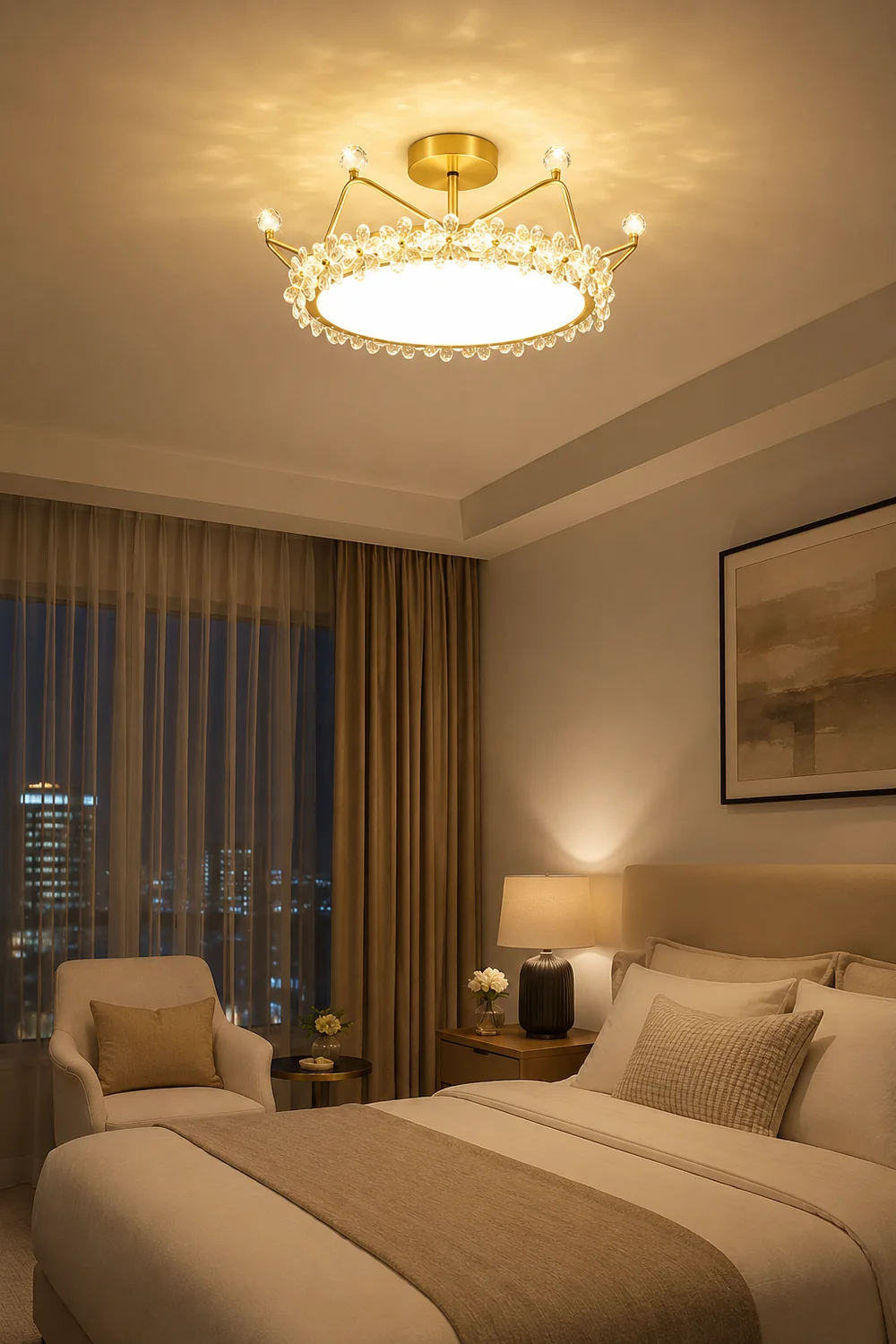 Petal Crown Ceiling Lamp - Lumpaz