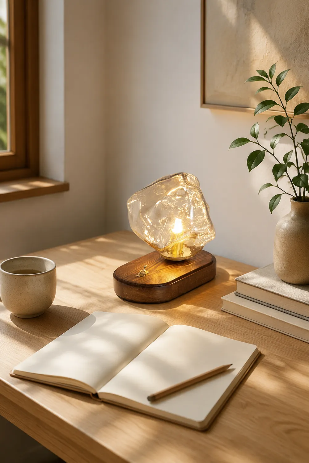 Ice Inspired Table Lamp - Lumpaz