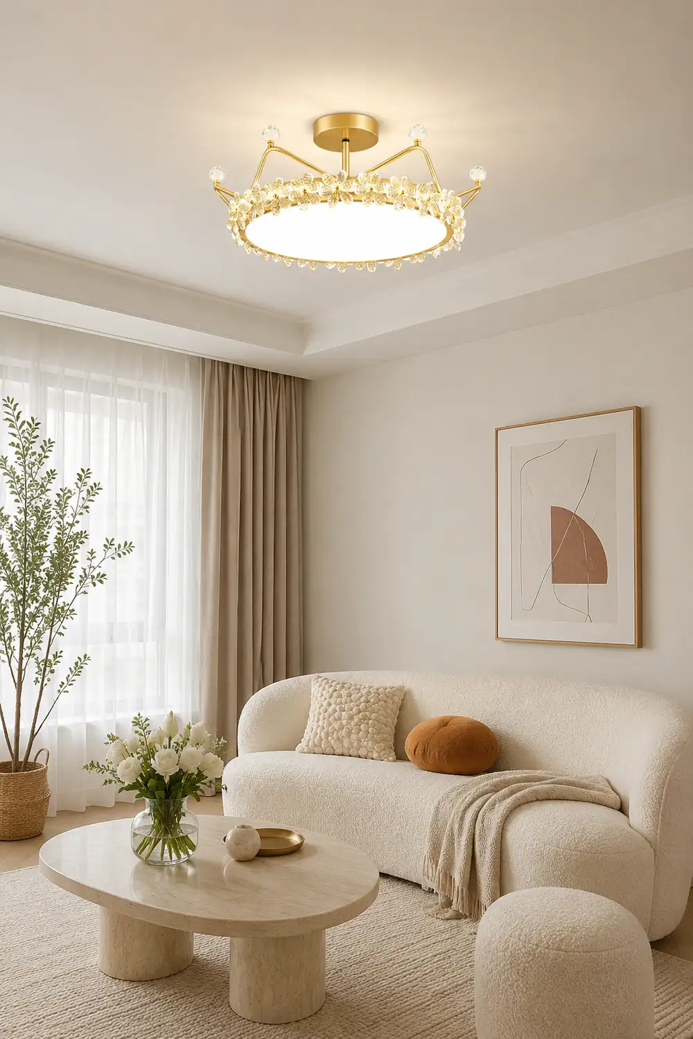 Petal Crown Ceiling Lamp - Lumpaz