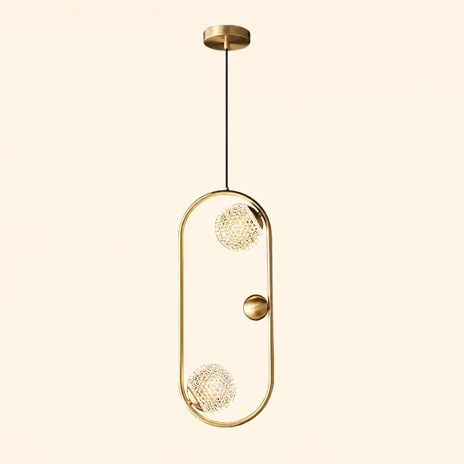 Jupiter Brass Pendant Lamp - Lumpaz