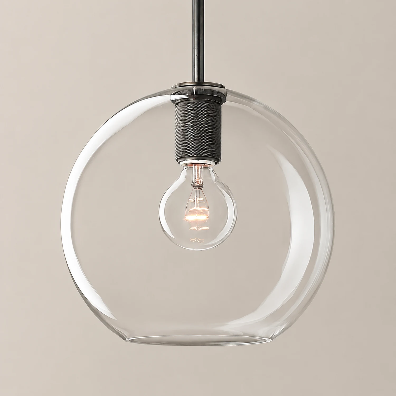Armed Brass Pendant Lamp - Lumpaz