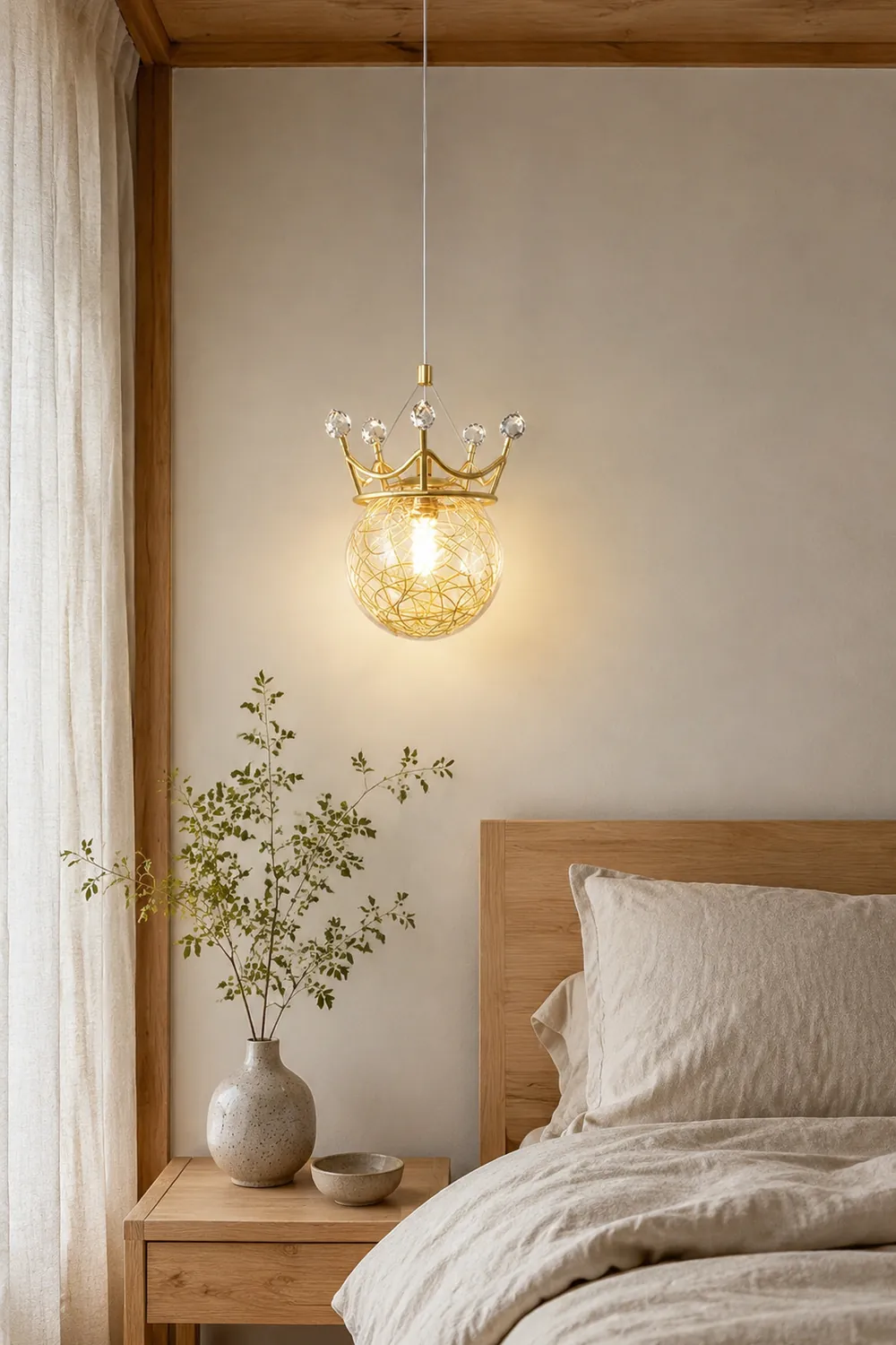 Gypsophila Crown Pendant Lamp - Lumpaz