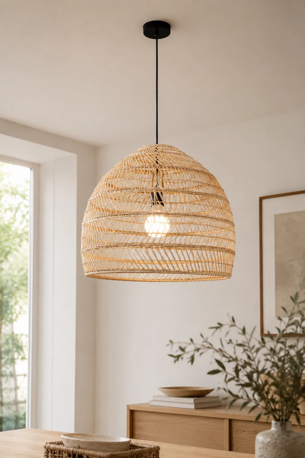 Wicker Pendant Lamp - Lumpaz