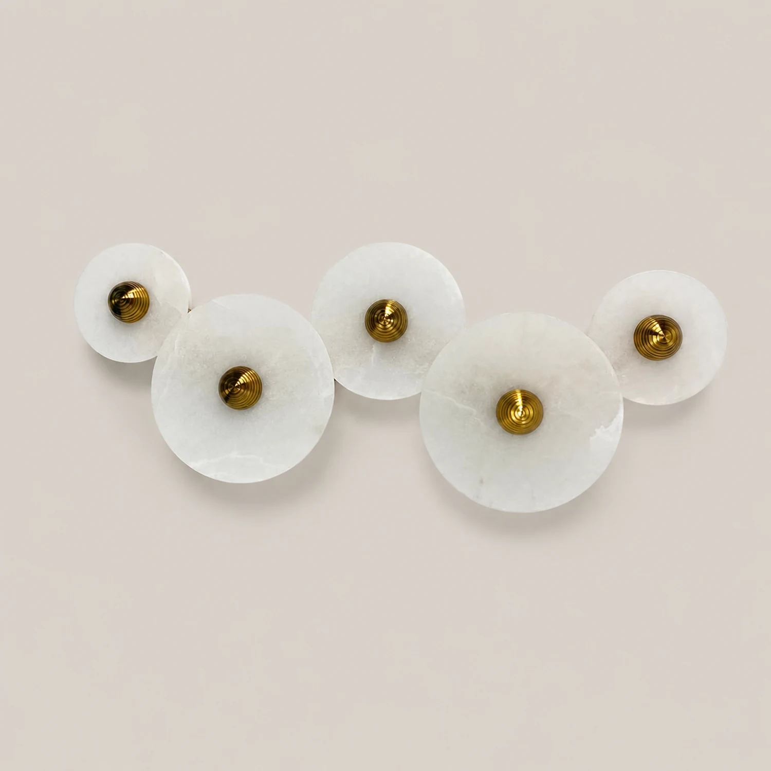 Round Alabaster Combination Wall Lamp - Lumpaz