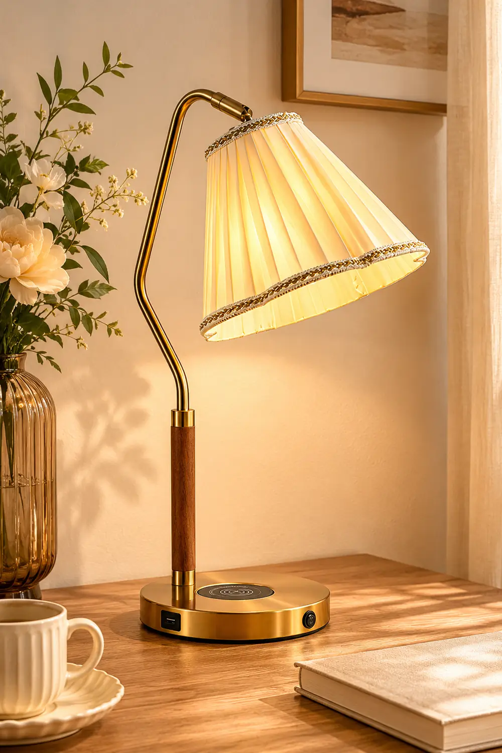 Florentine Fabric Table Lamp - Lumpaz