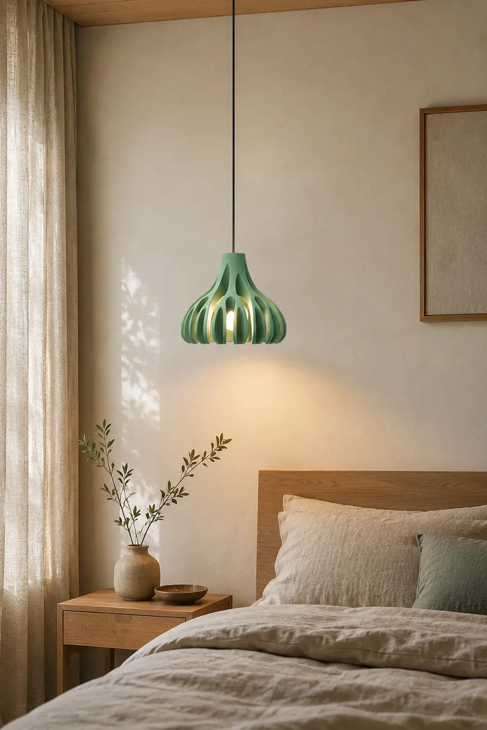 Coral Resin Pendant Lamp - Lumpaz