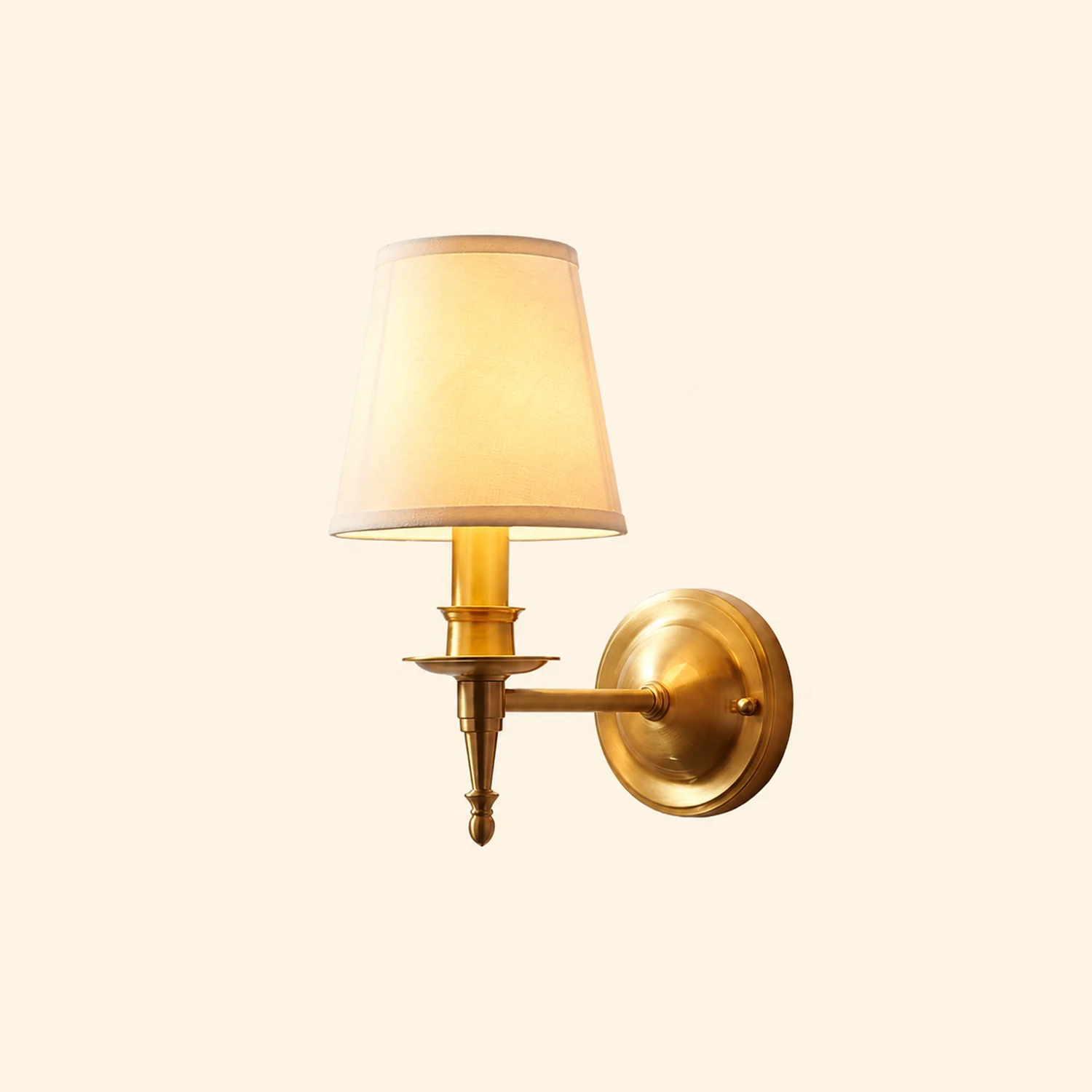 Antique Brass Wall Lamp - Lumpaz