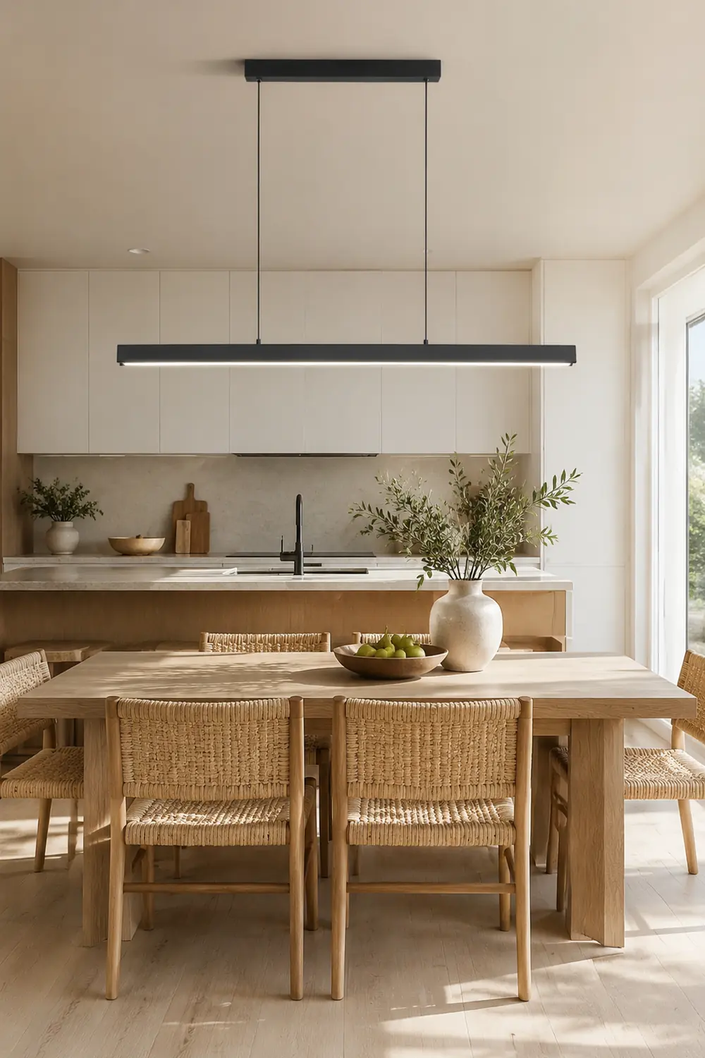 Edge Linear Island Chandelier - Lumpaz