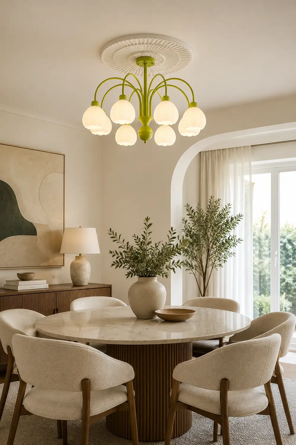 Lustra Flower Chandelier - Lumpaz