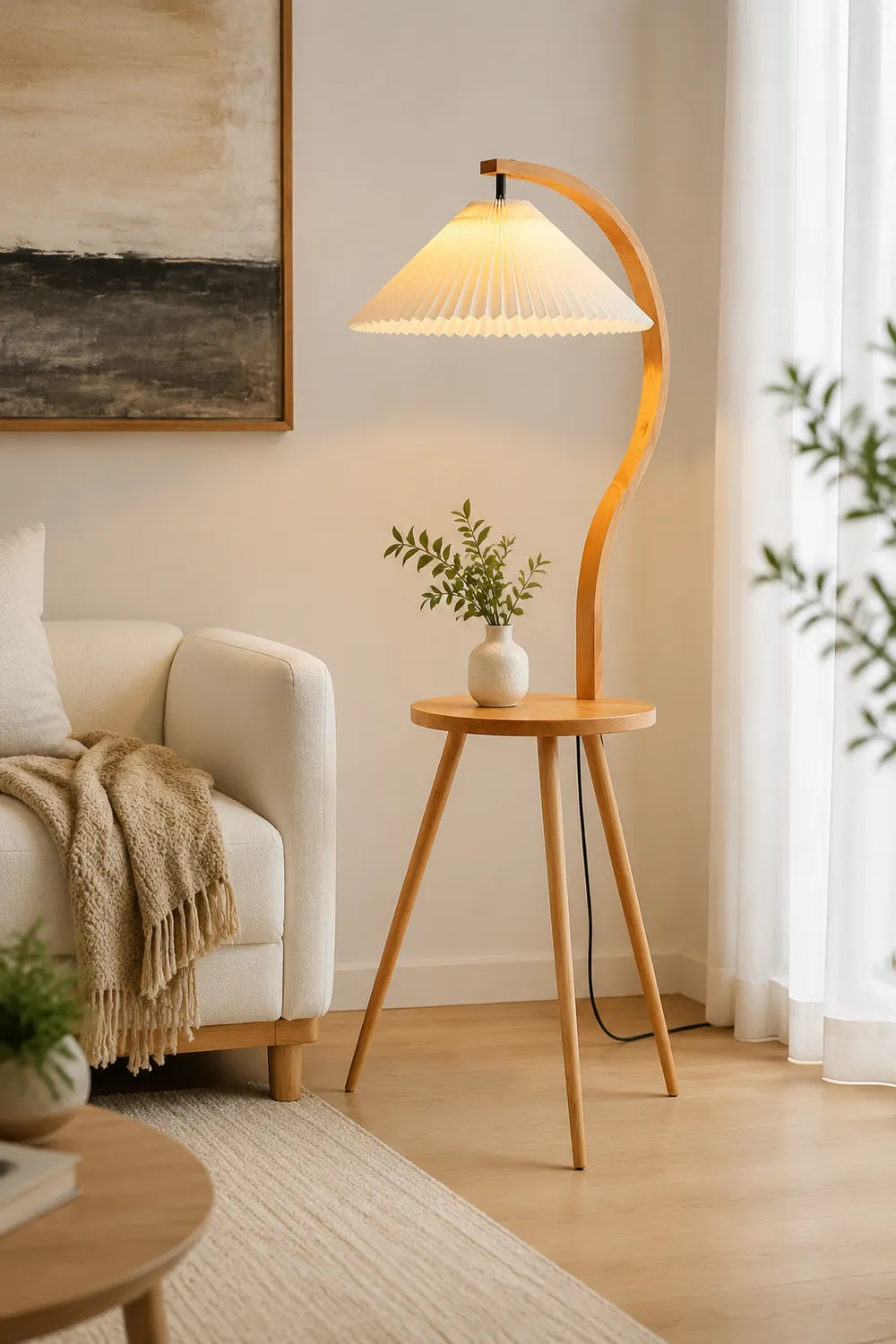 Caprani Tray Floor Lamp - Lumpaz