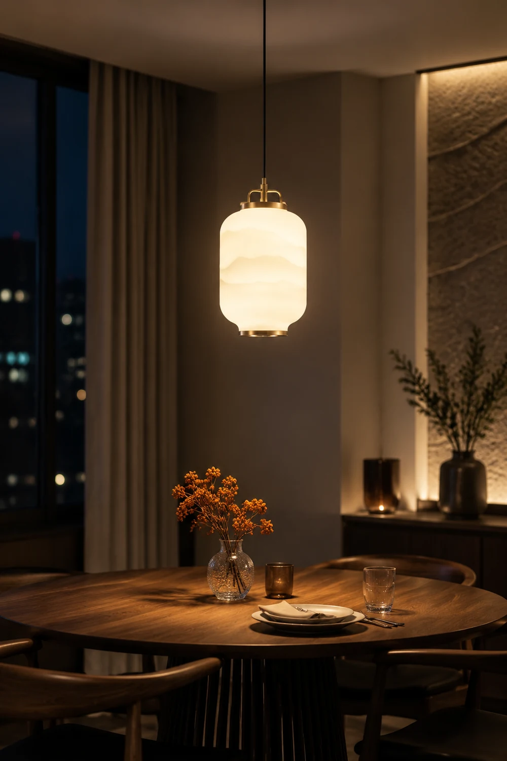 Ezio Tall Mini Glass Pendant Lamp - Lumpaz