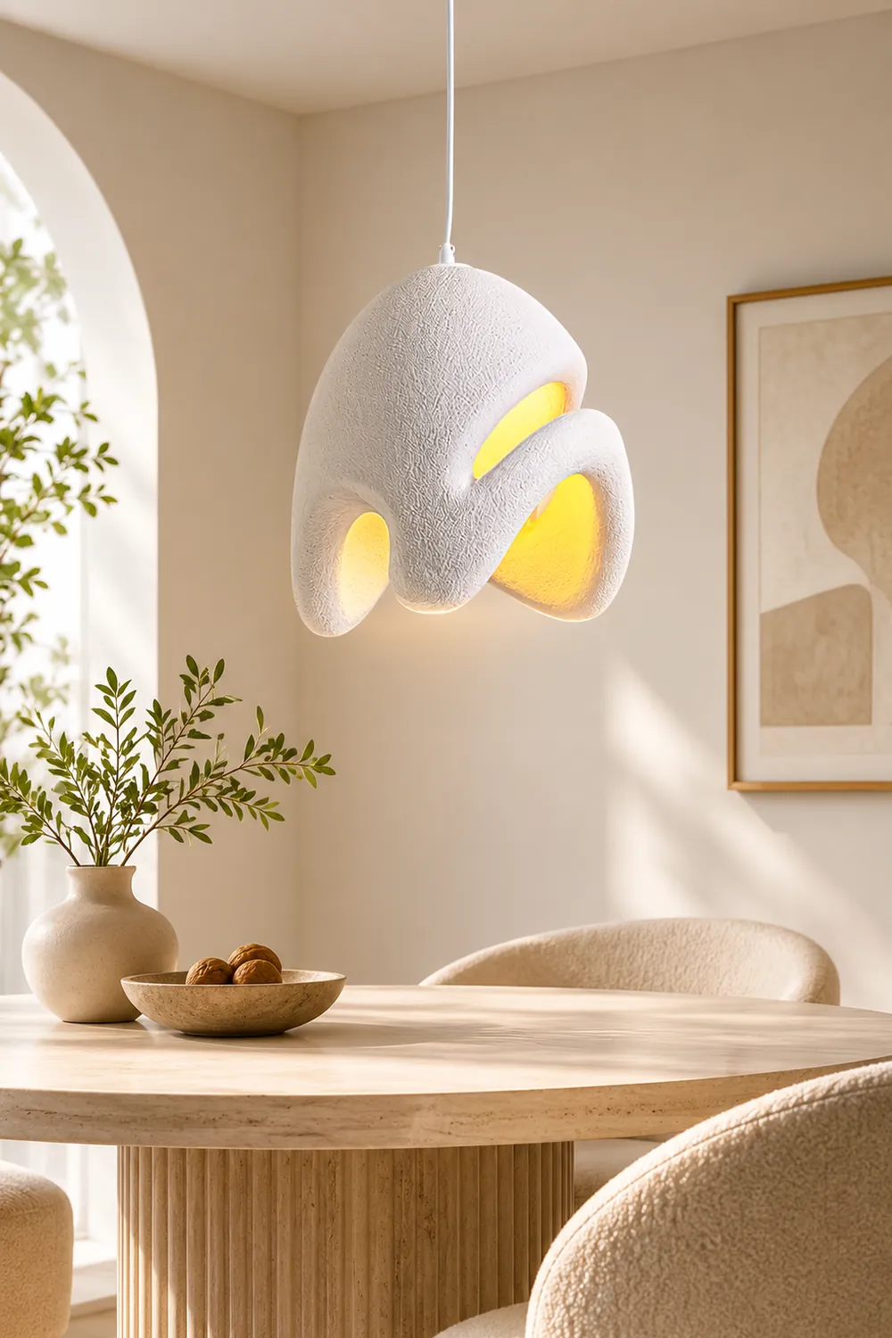 Wabi Sabi Resin Pendant Lamp - Lumpaz