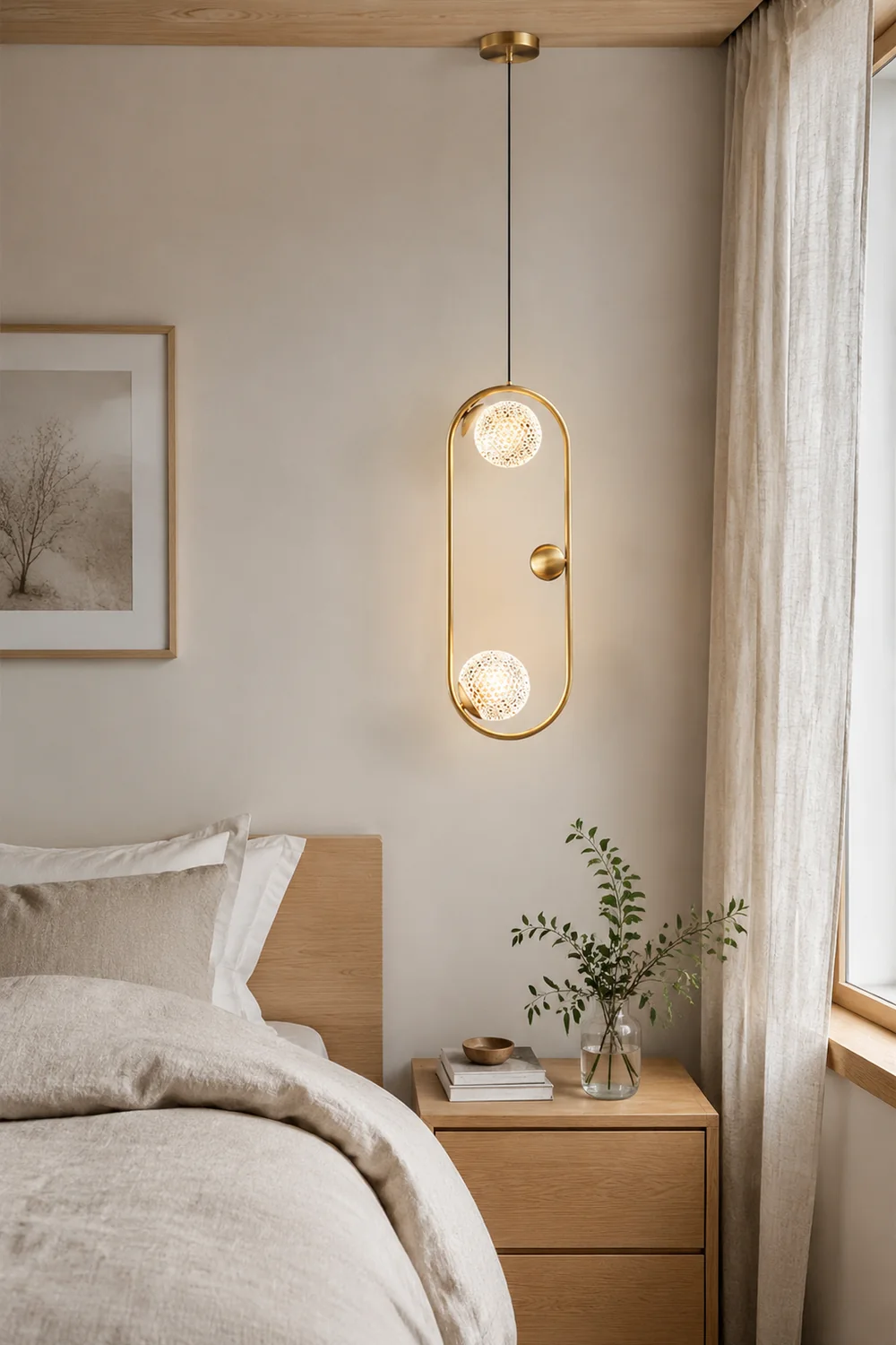 Jupiter Brass Pendant Lamp - Lumpaz
