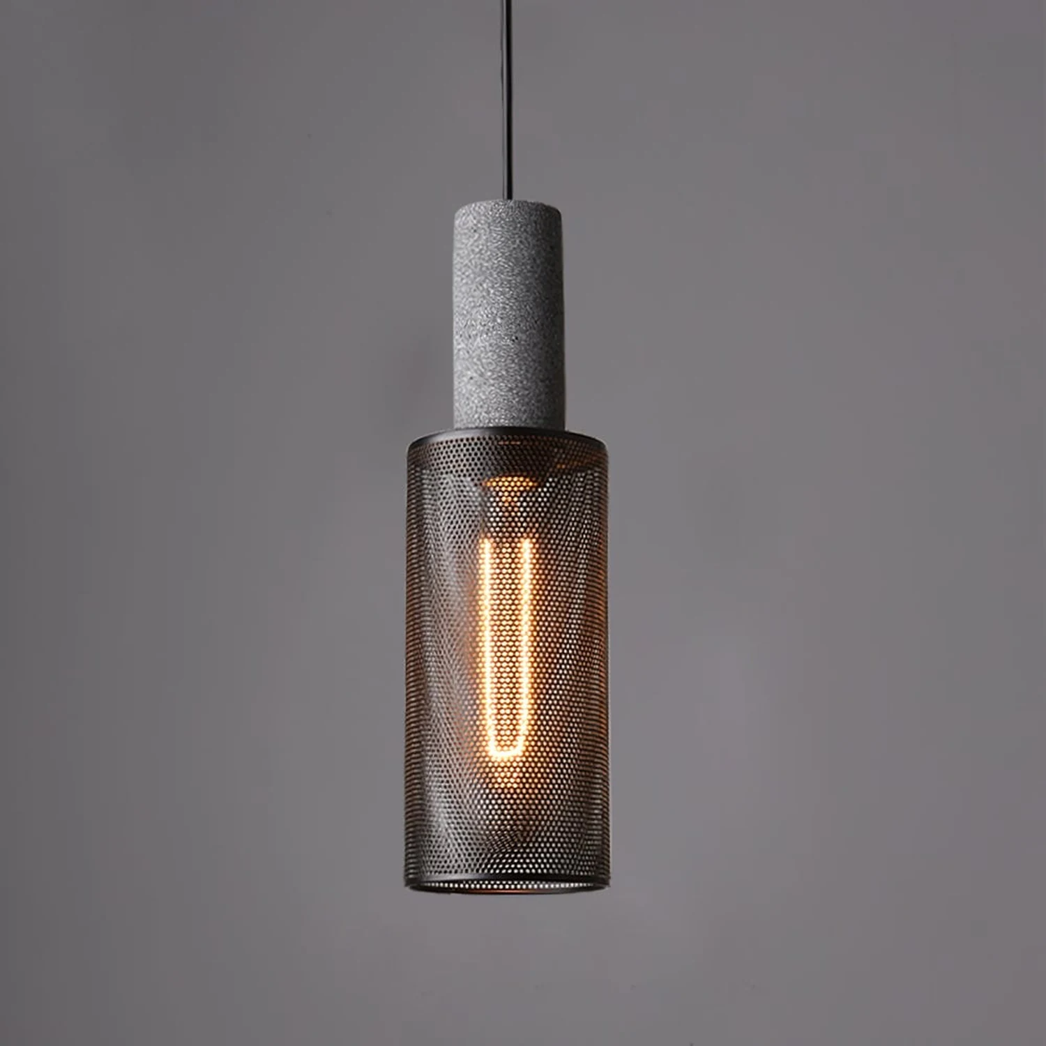 Concrete Industry Pendant Lamp - Lumpaz