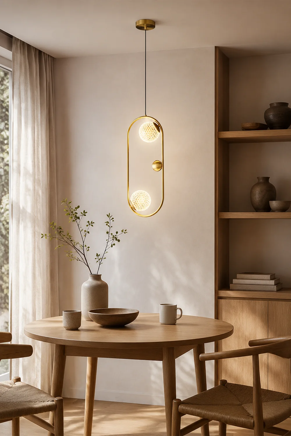 Jupiter Brass Pendant Lamp - Lumpaz