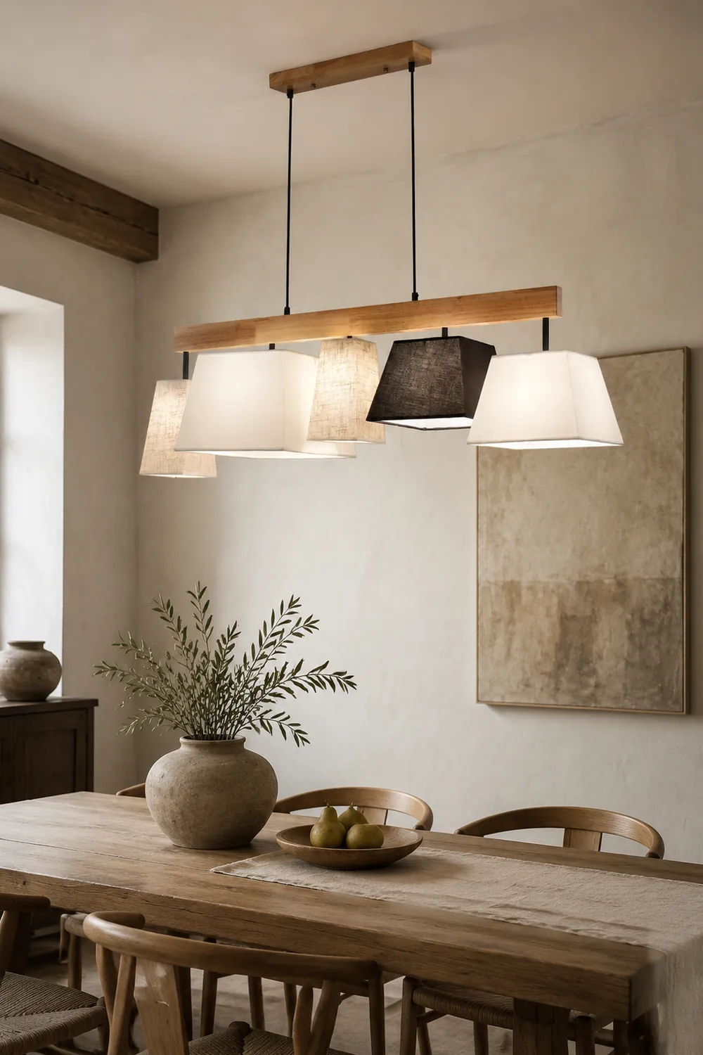 Lindby Wooden Chandelier - Lumpaz