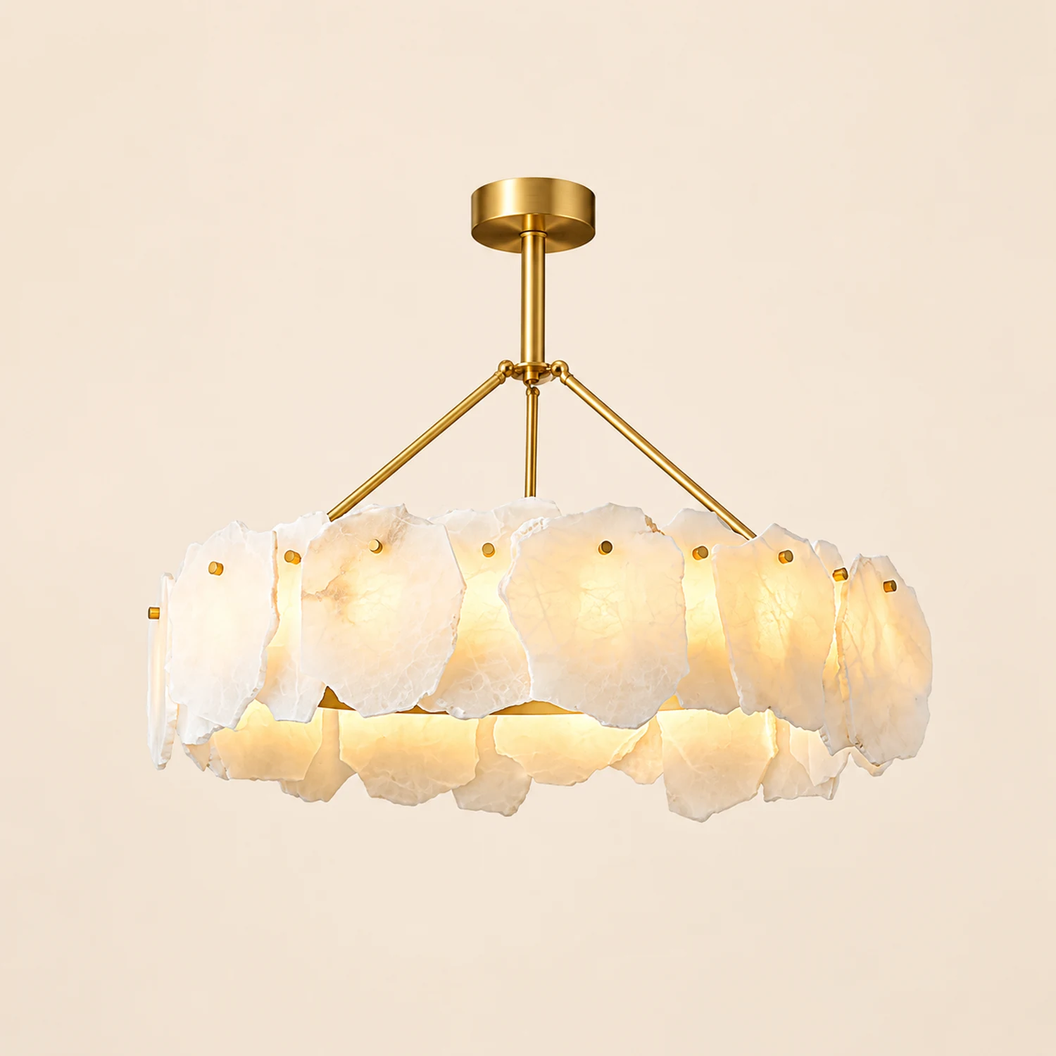 Burton Alabaster Chandelier - Lumpaz