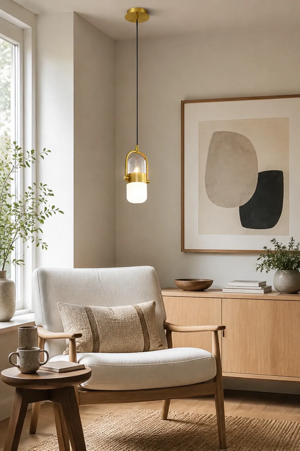 Capsule Rotating Pendant Lamp - Lumpaz