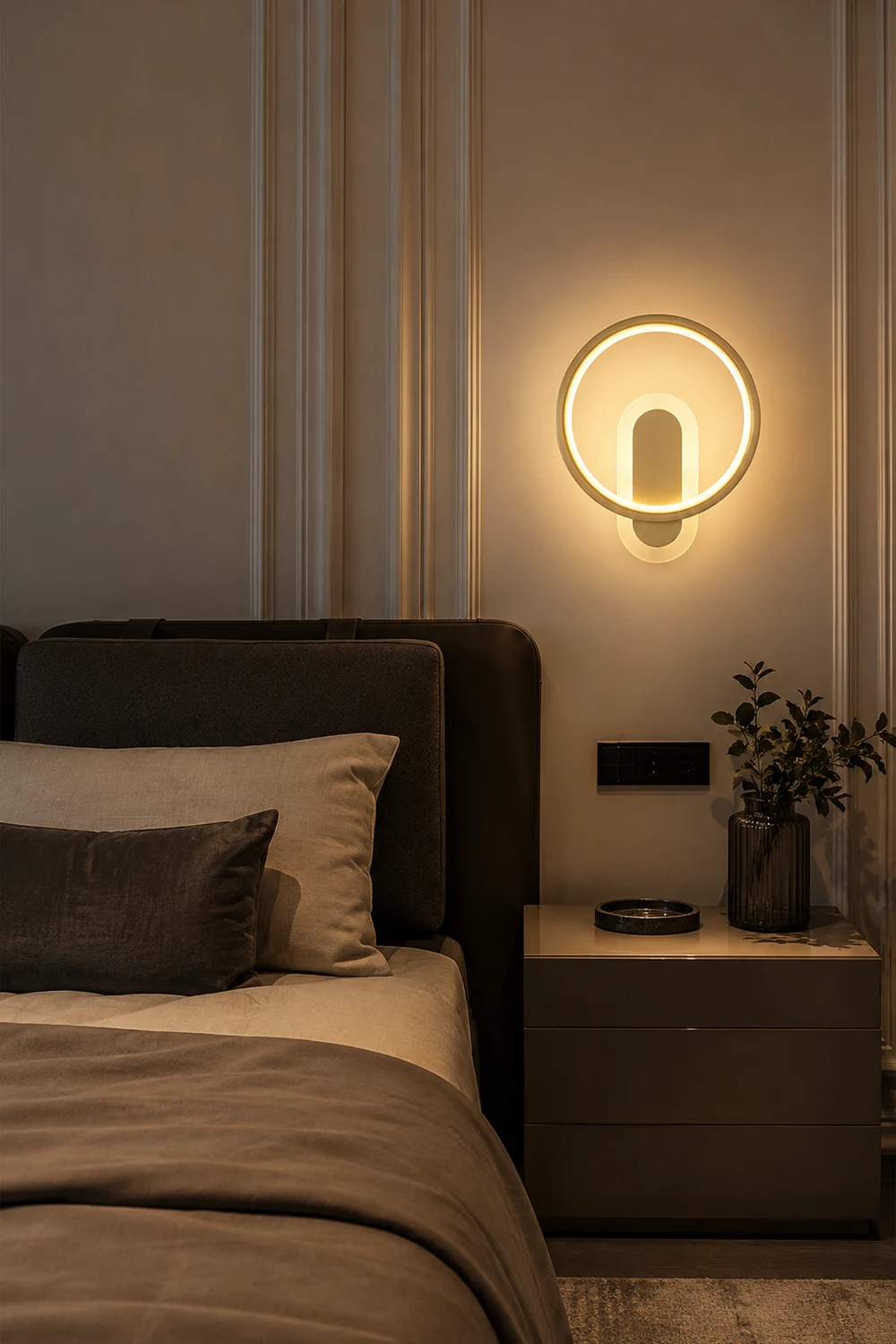 Round Brass Wall Lamp - Lumpaz