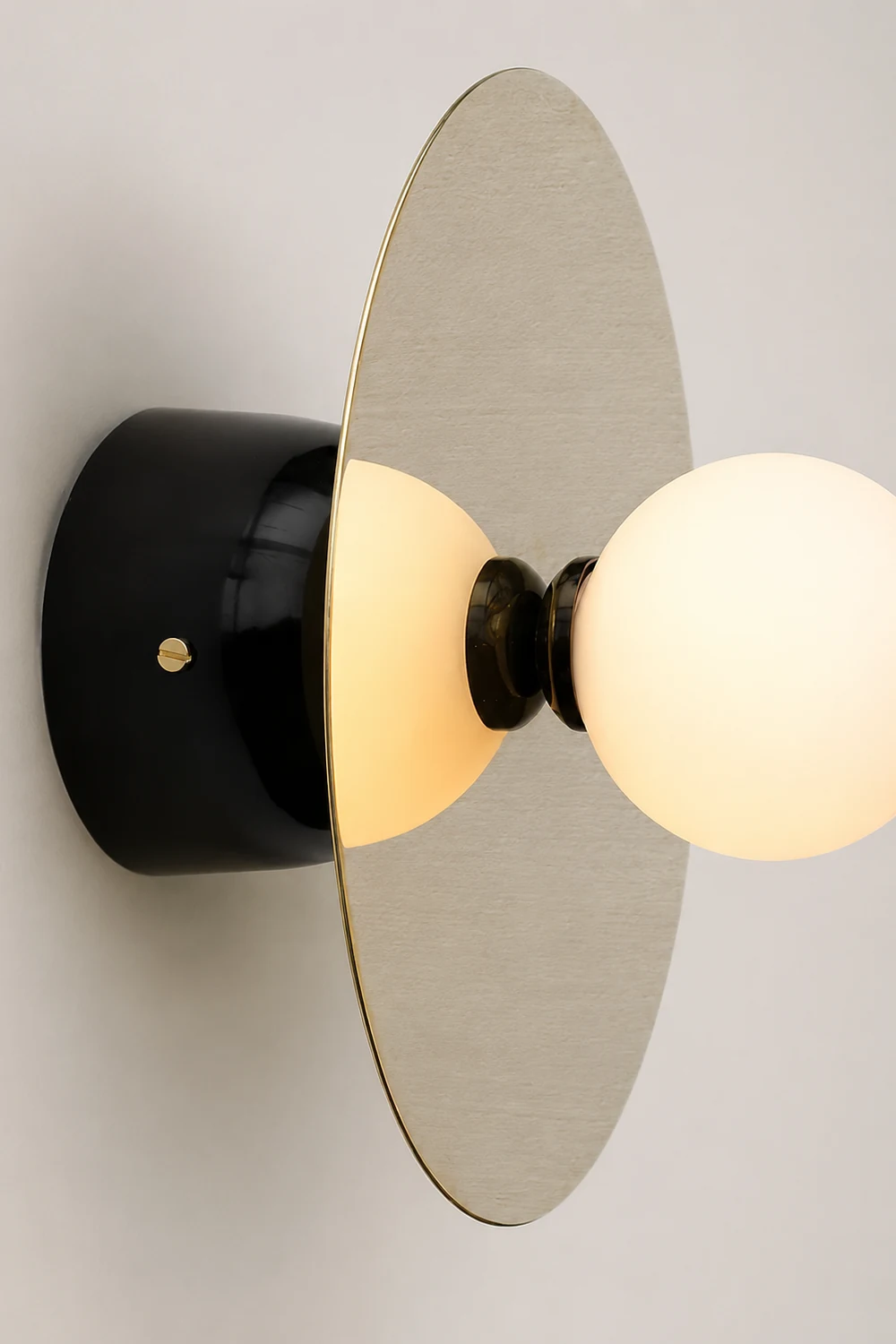 Disc And Sphere Wall Lamp - Lumpaz