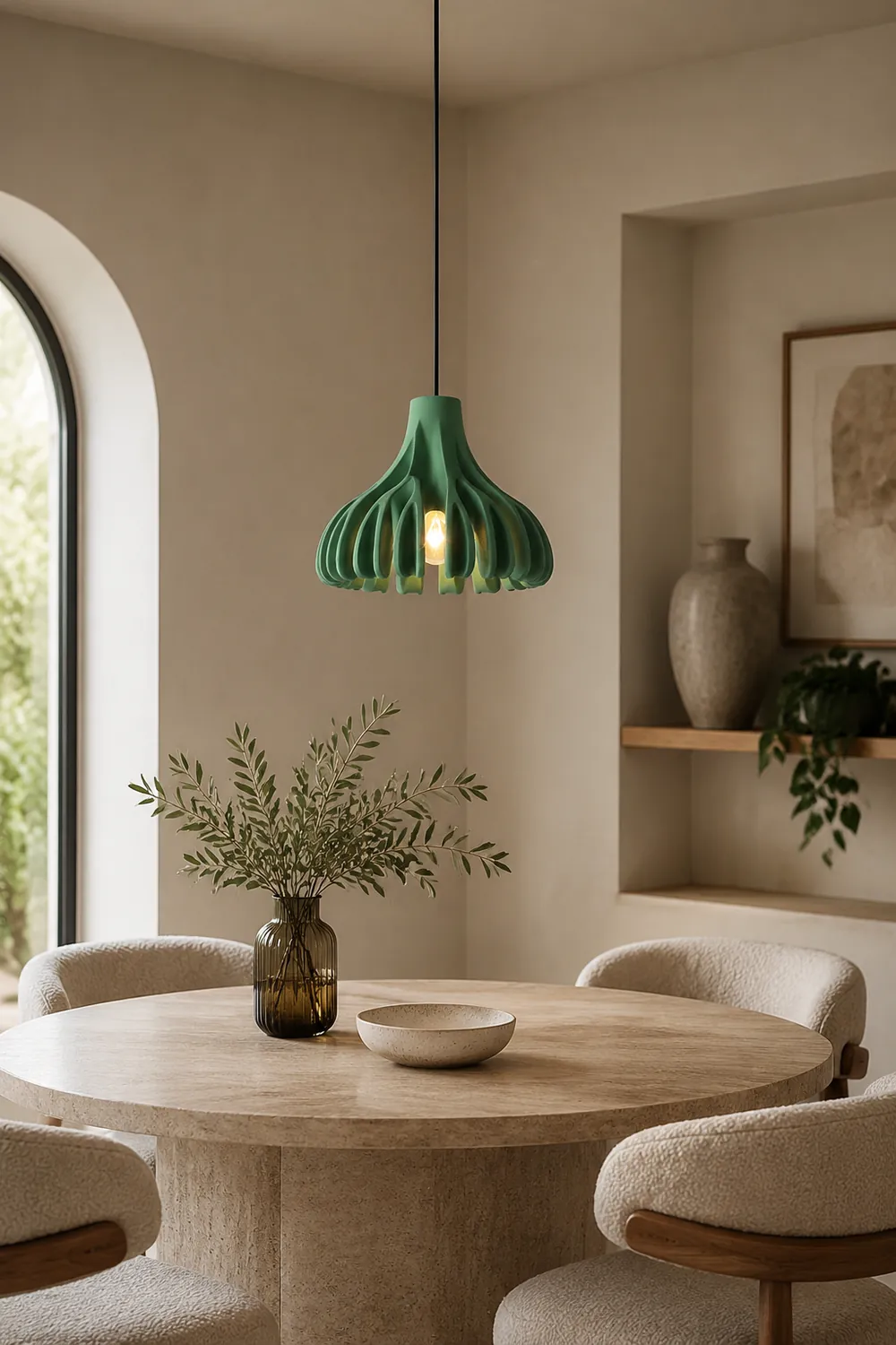 Coral Resin Pendant Lamp - Lumpaz