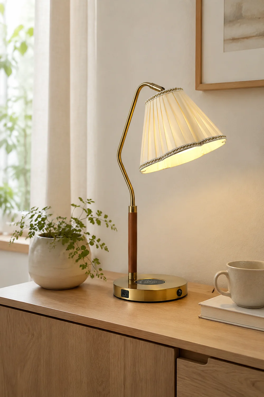 Florentine Fabric Table Lamp - Lumpaz