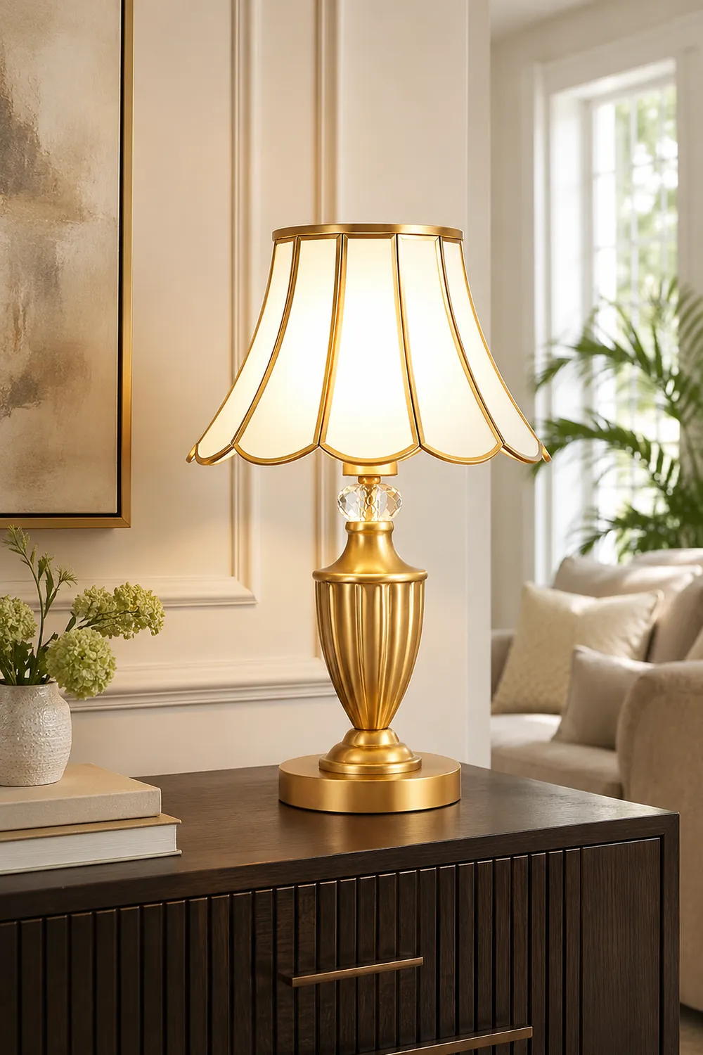 Kristall Brass Table Lamp - Lumpaz