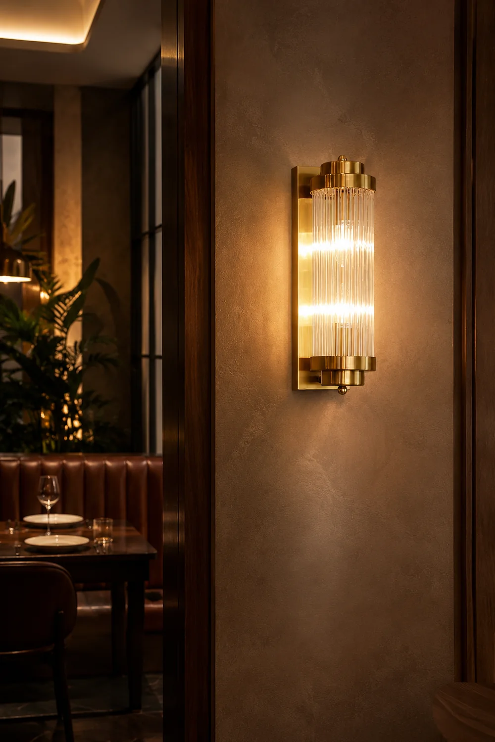 Pillar Offset Wall Lamp - Lumpaz