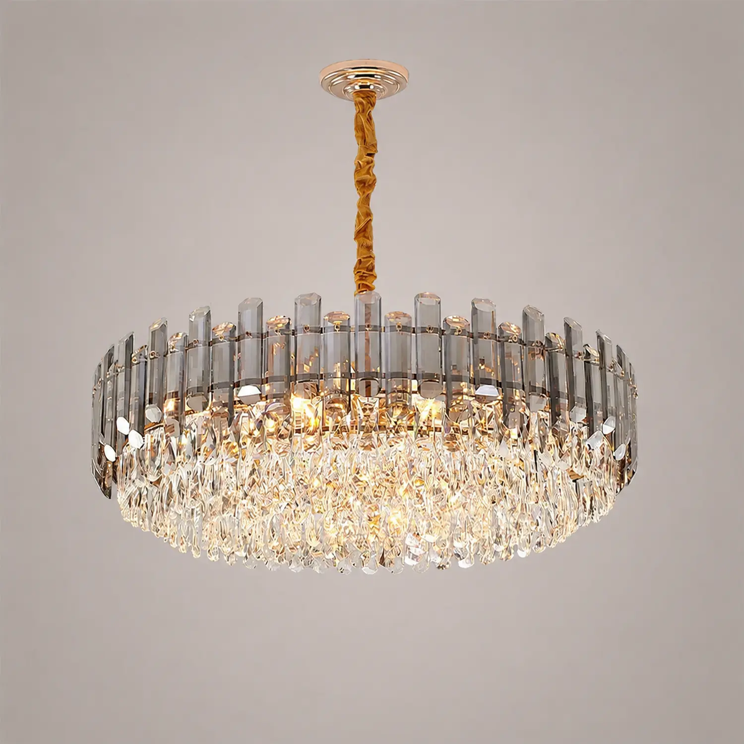 Modern Crystal Tier Chandelier - Lumpaz