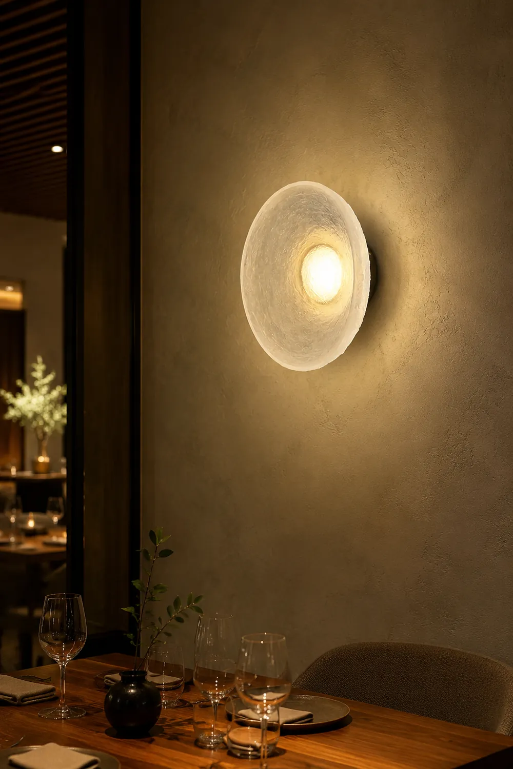 Eclipse Resin Wall Lamp - Lumpaz