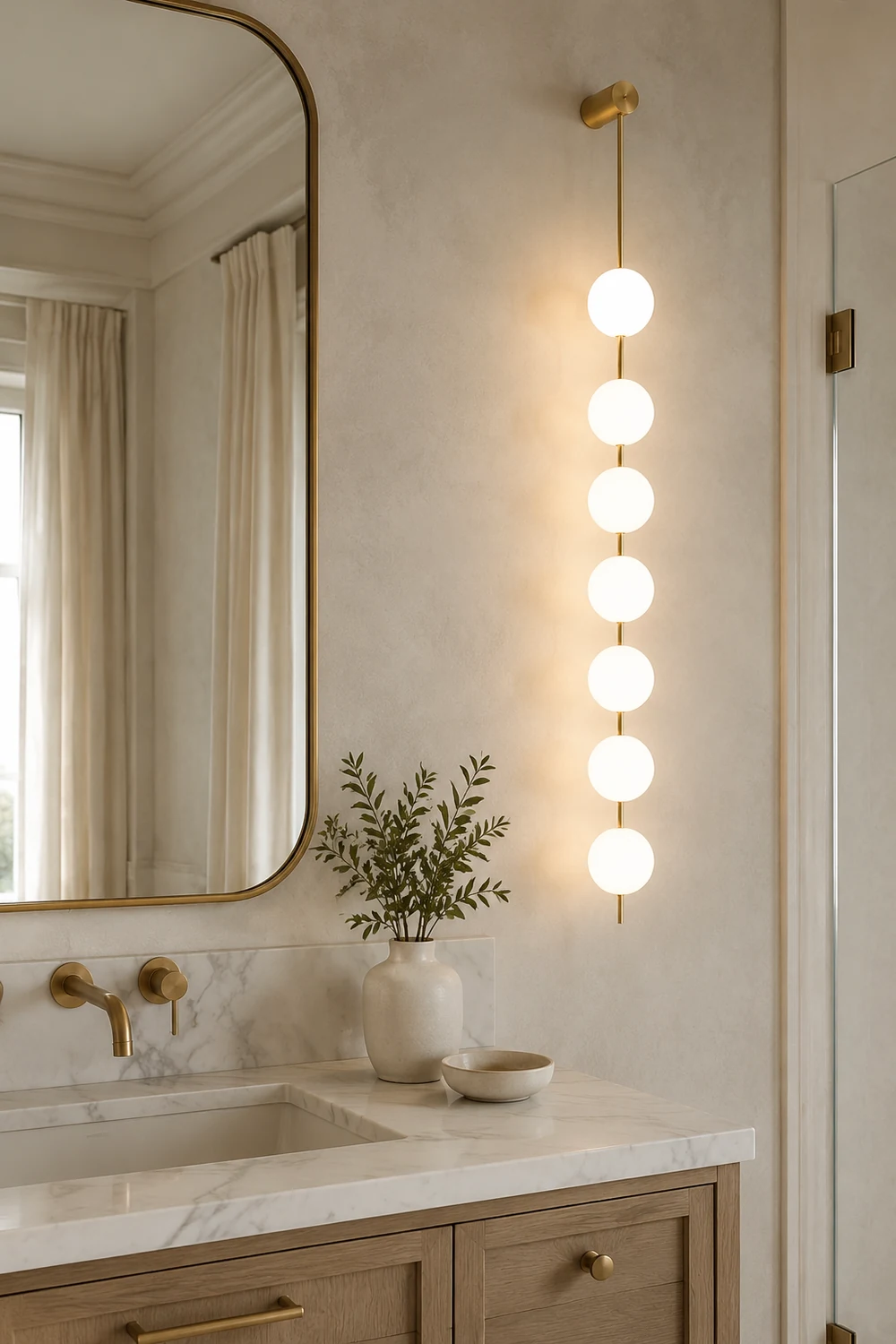 Vertical Balls Wall Lamp - Lumpaz