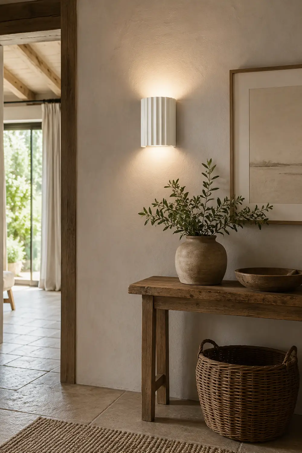 Fluted Resin Wall Lamp - Lumpaz