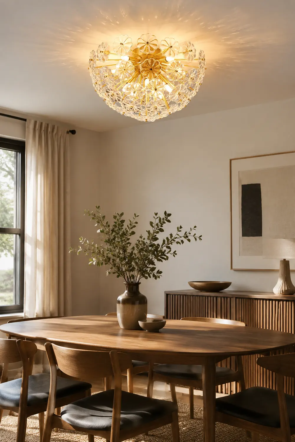 Lamina Crystal Ceiling Light - Lumpaz