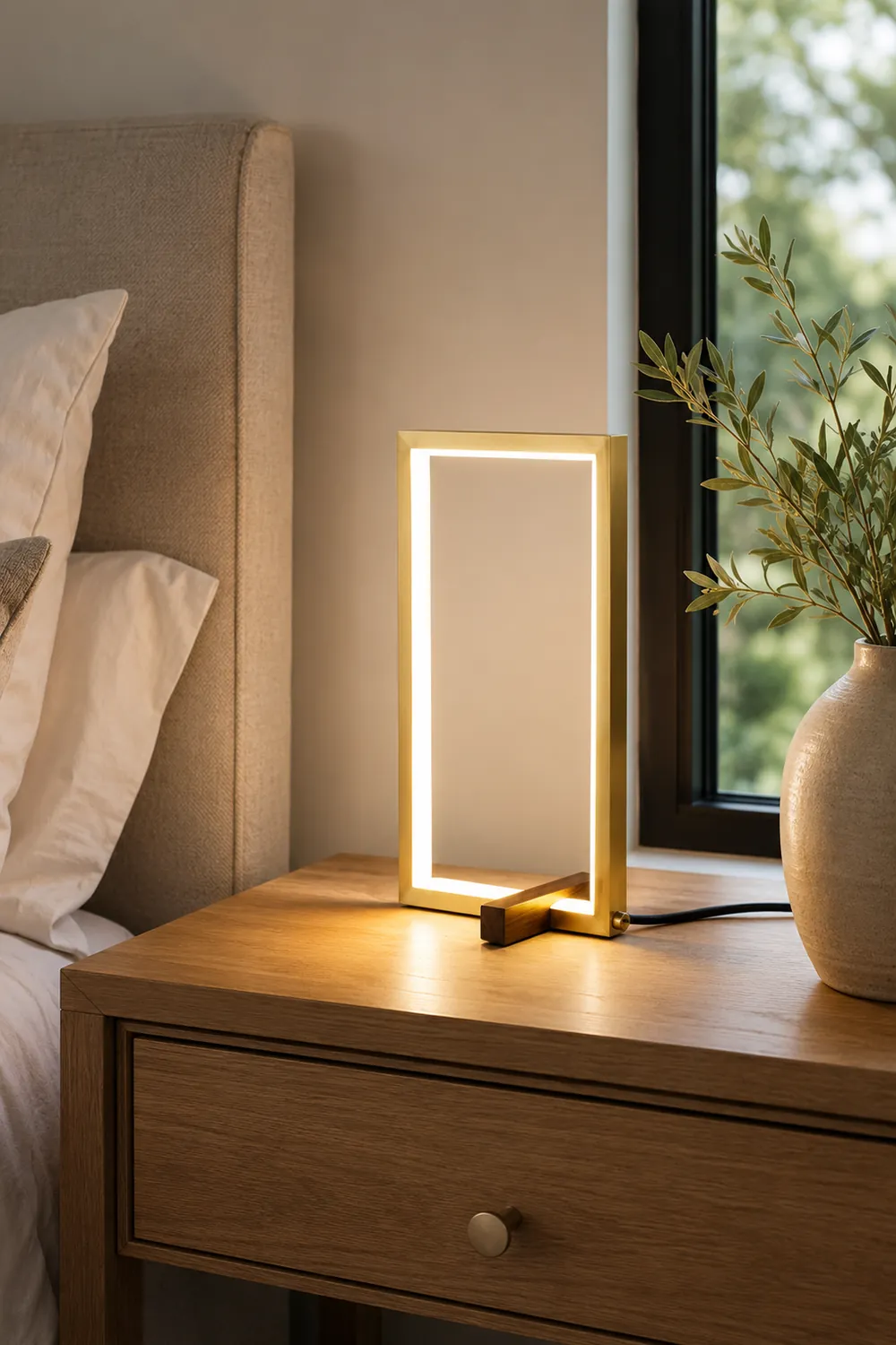 Mire Wood Table Lamp - Lumpaz