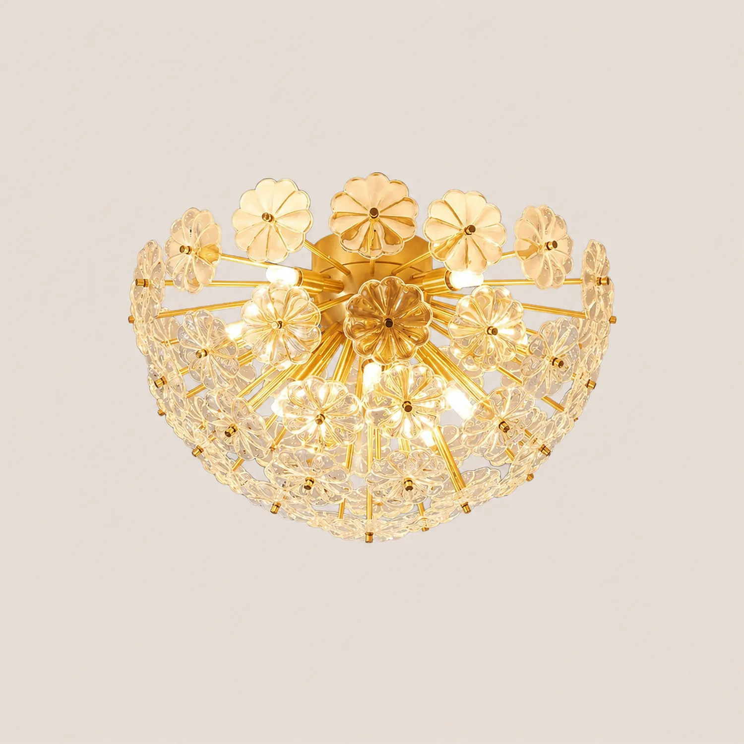 Lamina Crystal Ceiling Light - Lumpaz